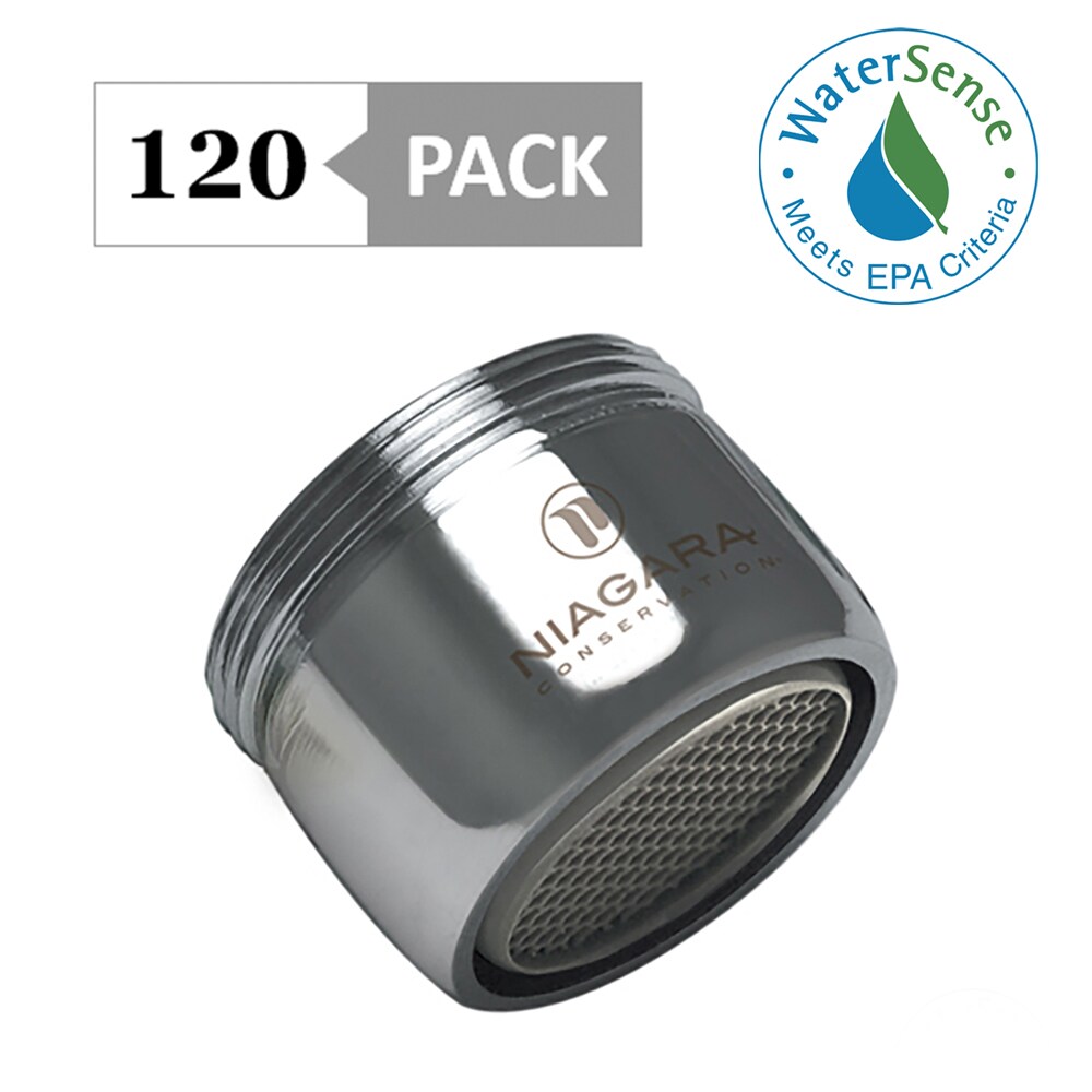 Niagara Conservation Dual Threaded 1GPM 120Pack 15/16 27, 55/64 27