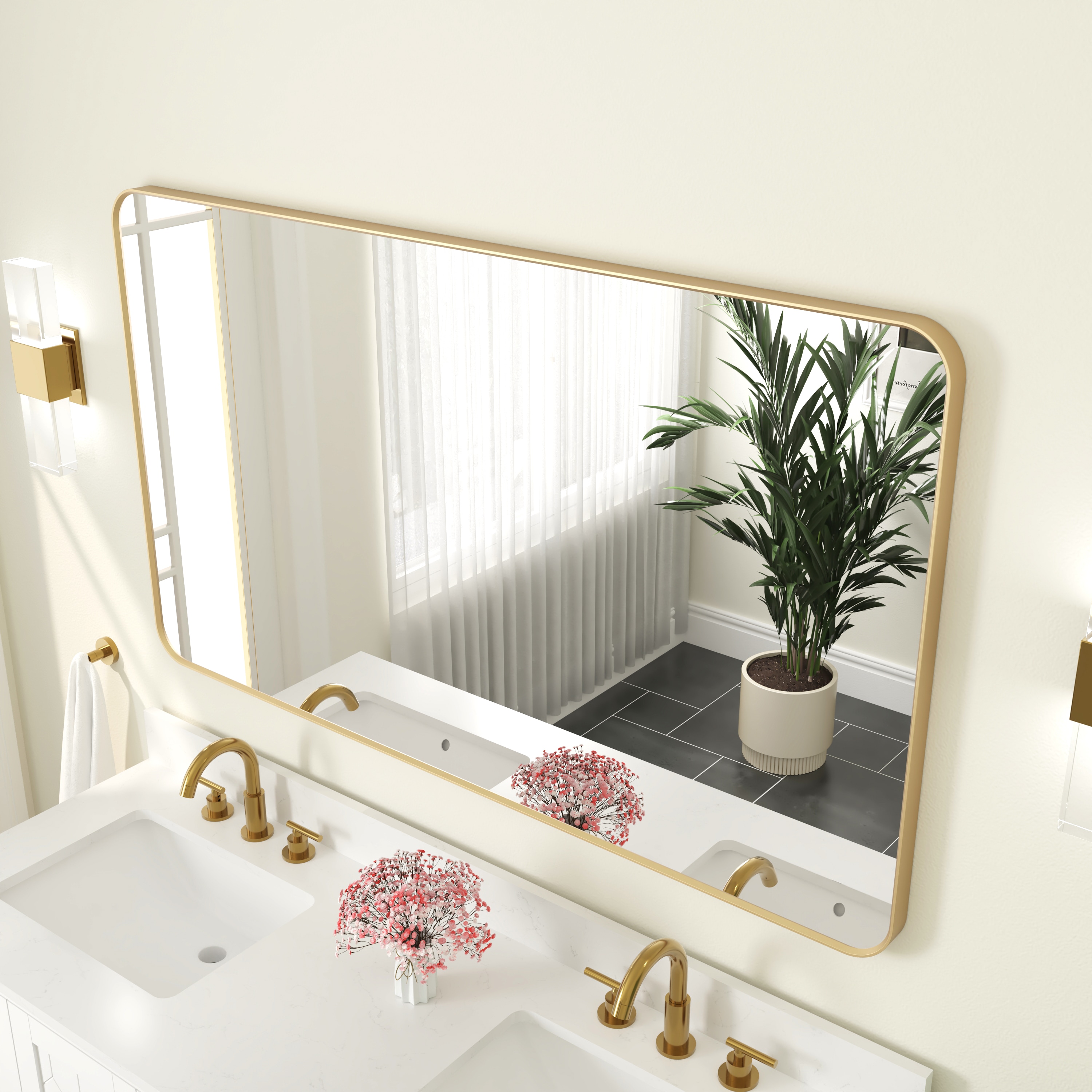WELLFOR EX-4024DHJS Framed-Bath-Mirrors - View #9