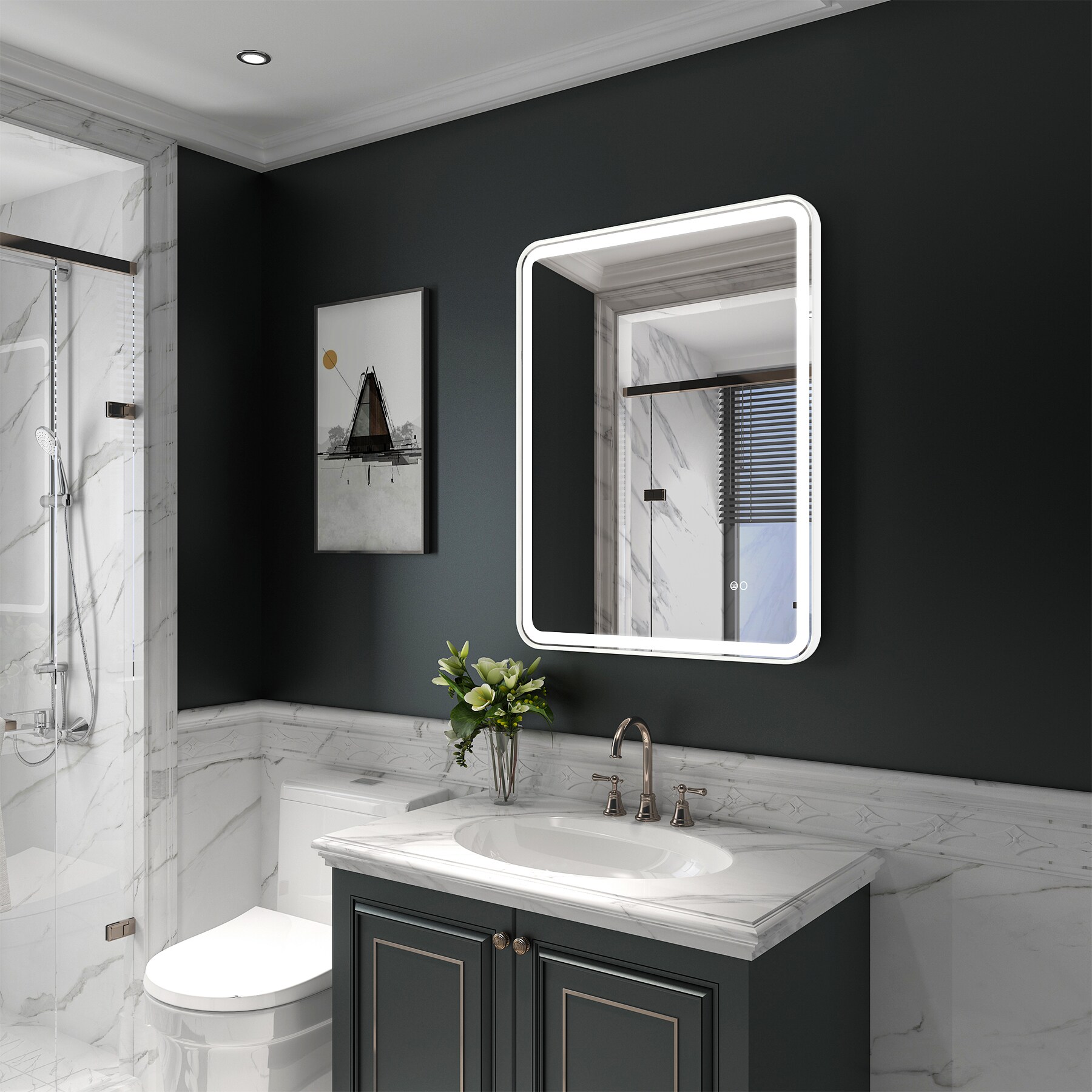 Forclover MF06-24TG Framed-Bath-Mirrors - View #14