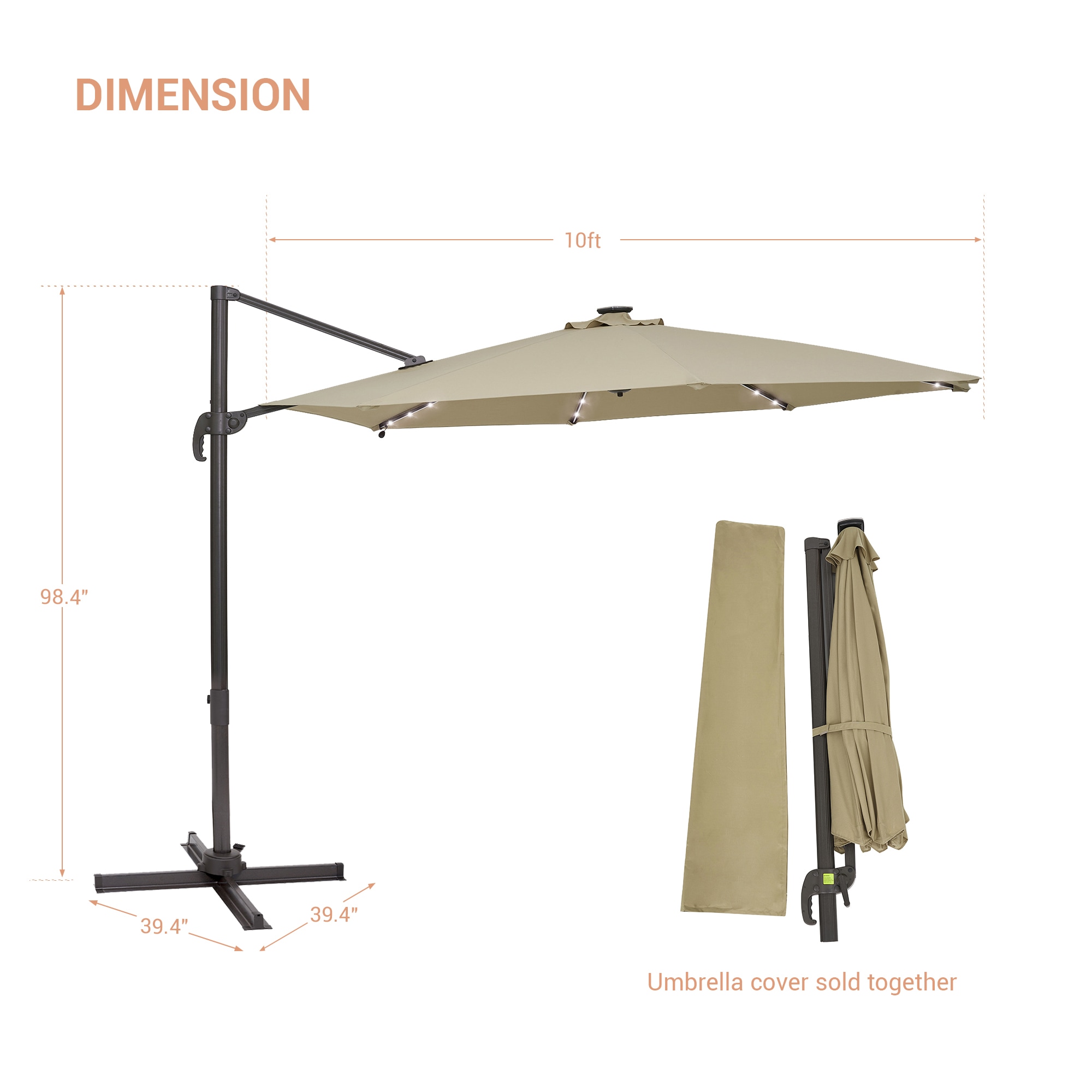 ACEGOSES LW-PCT-JC12M-LED Umbrellas-2 - View #7