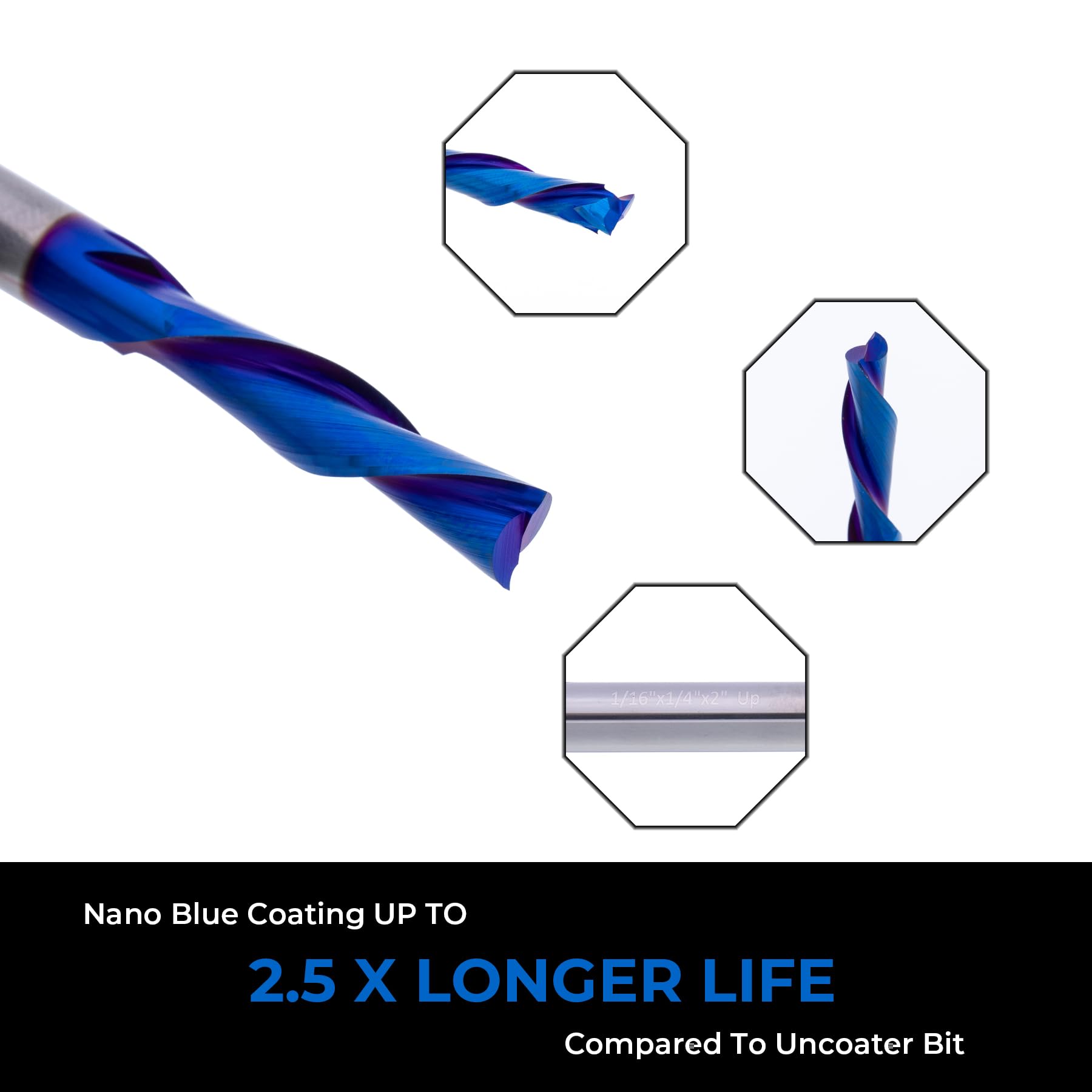 SenQWFa LDC0825C280 Straight-Mortising-Router-Bits - View #3