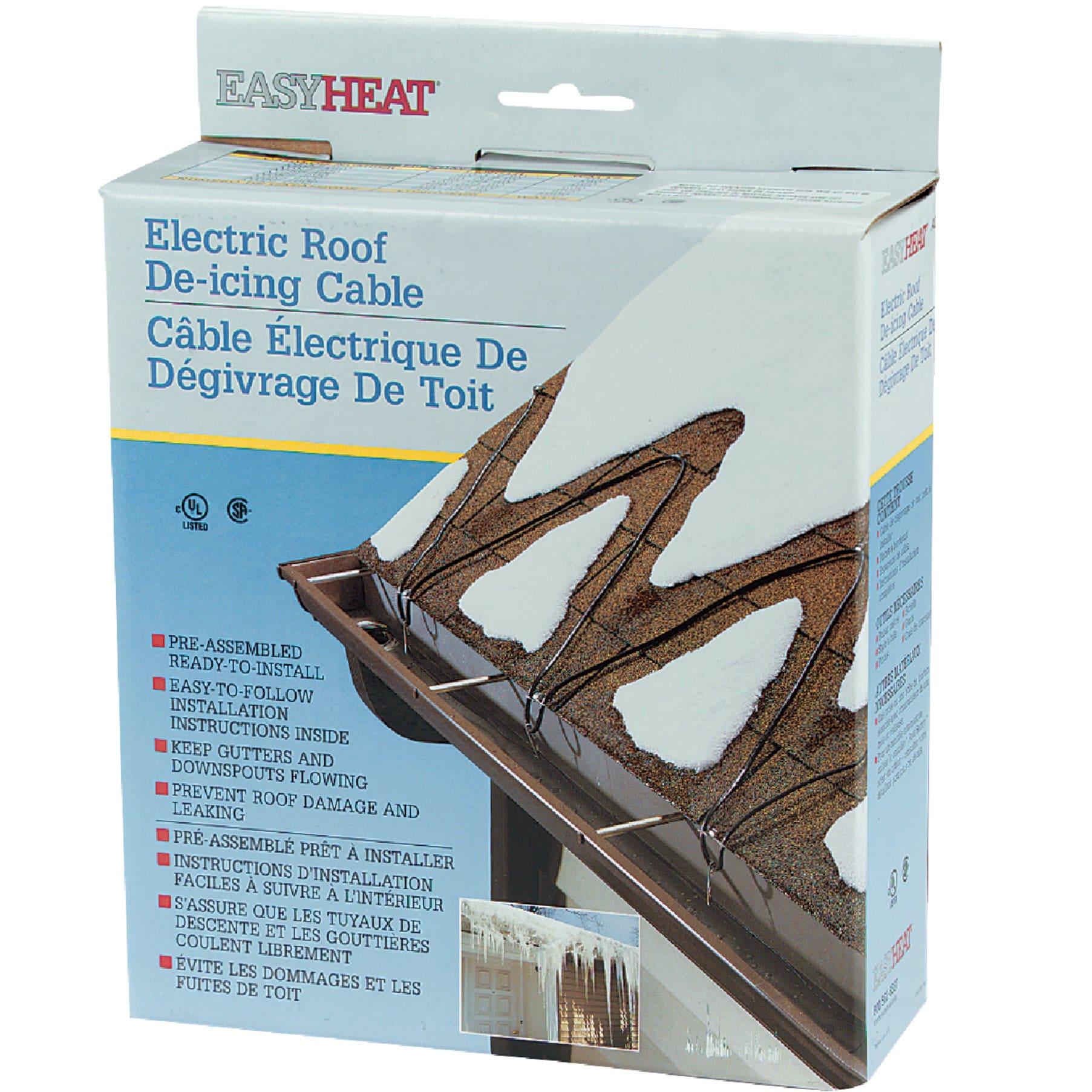 Easy Heat  ADKS-400 80' Roof Gutter De-icing Cable Kit