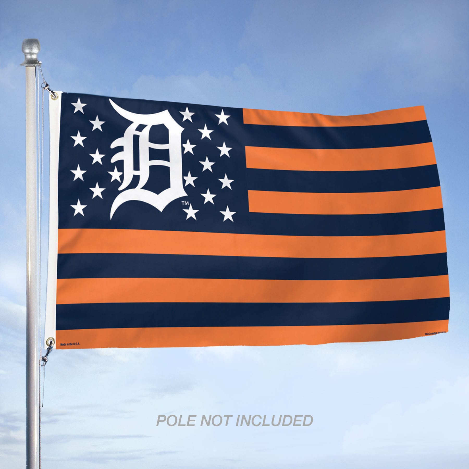 WinCraft Sports 5-ft W x 3-ft H Detroit Tigers Flag in the Decorative ...