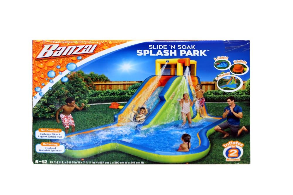 BANZAI Soak N Splash Water Slide 