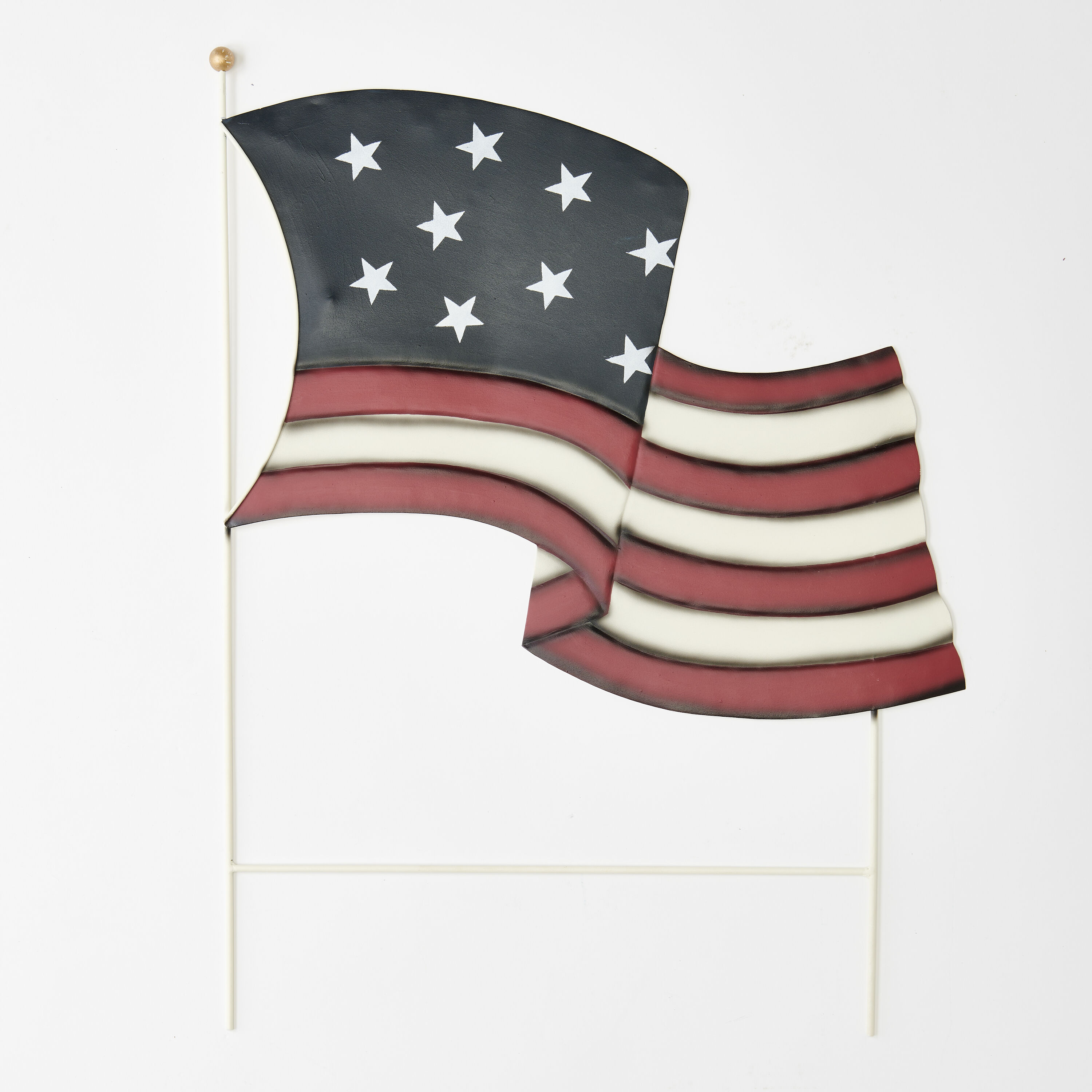Worth Imports 8425 27-in H Fourth of July Yard stake