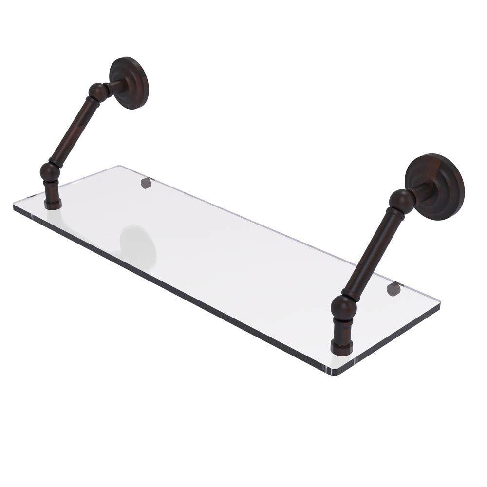 Allied Brass PQN-1-24-VB Prestige Que New Venetian Bronze Wall mount Bathroom Shelf ( 24-in x 8-in x 8-in )
