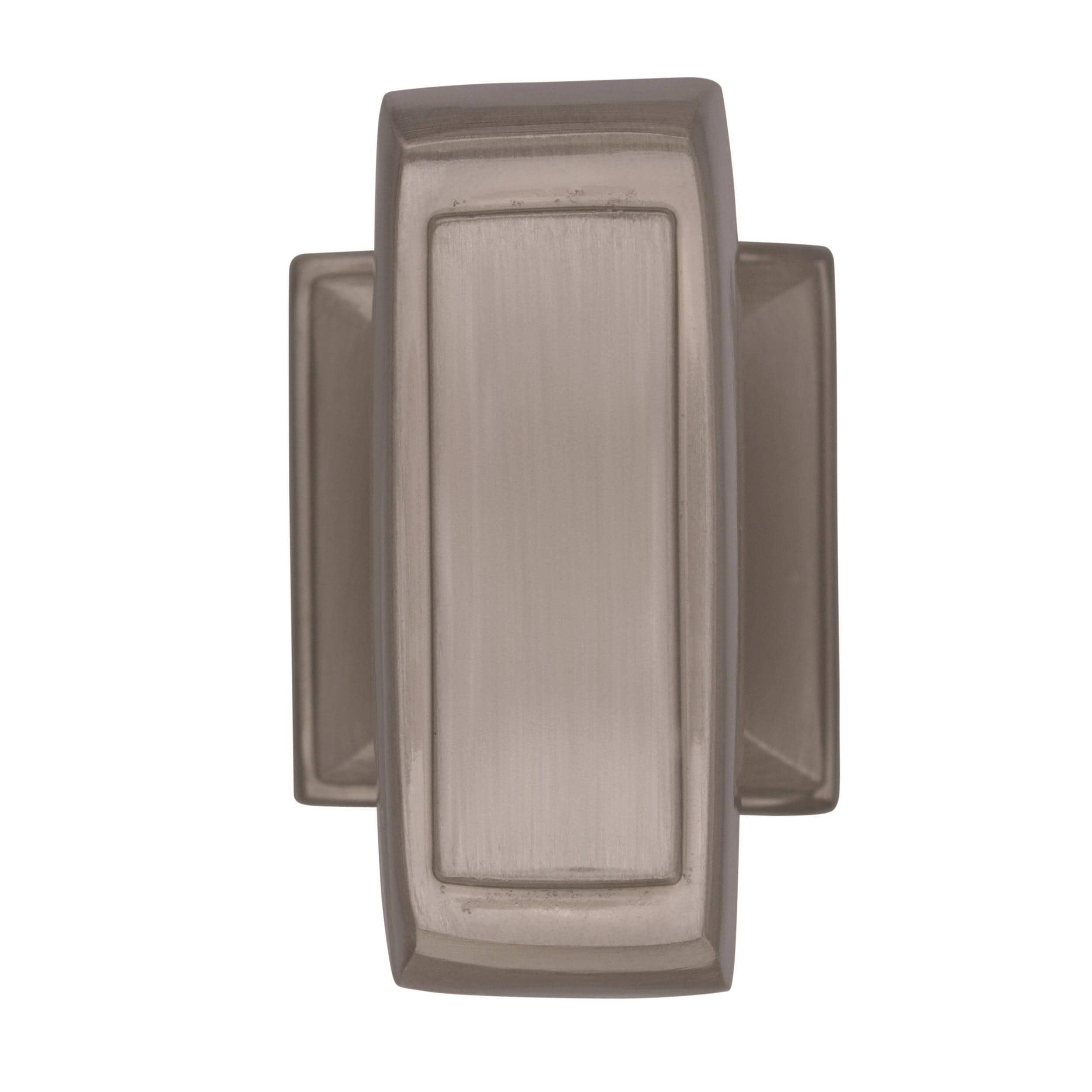 1-1/4 Inch Satin Nickel Rectangular T-Handle Knob