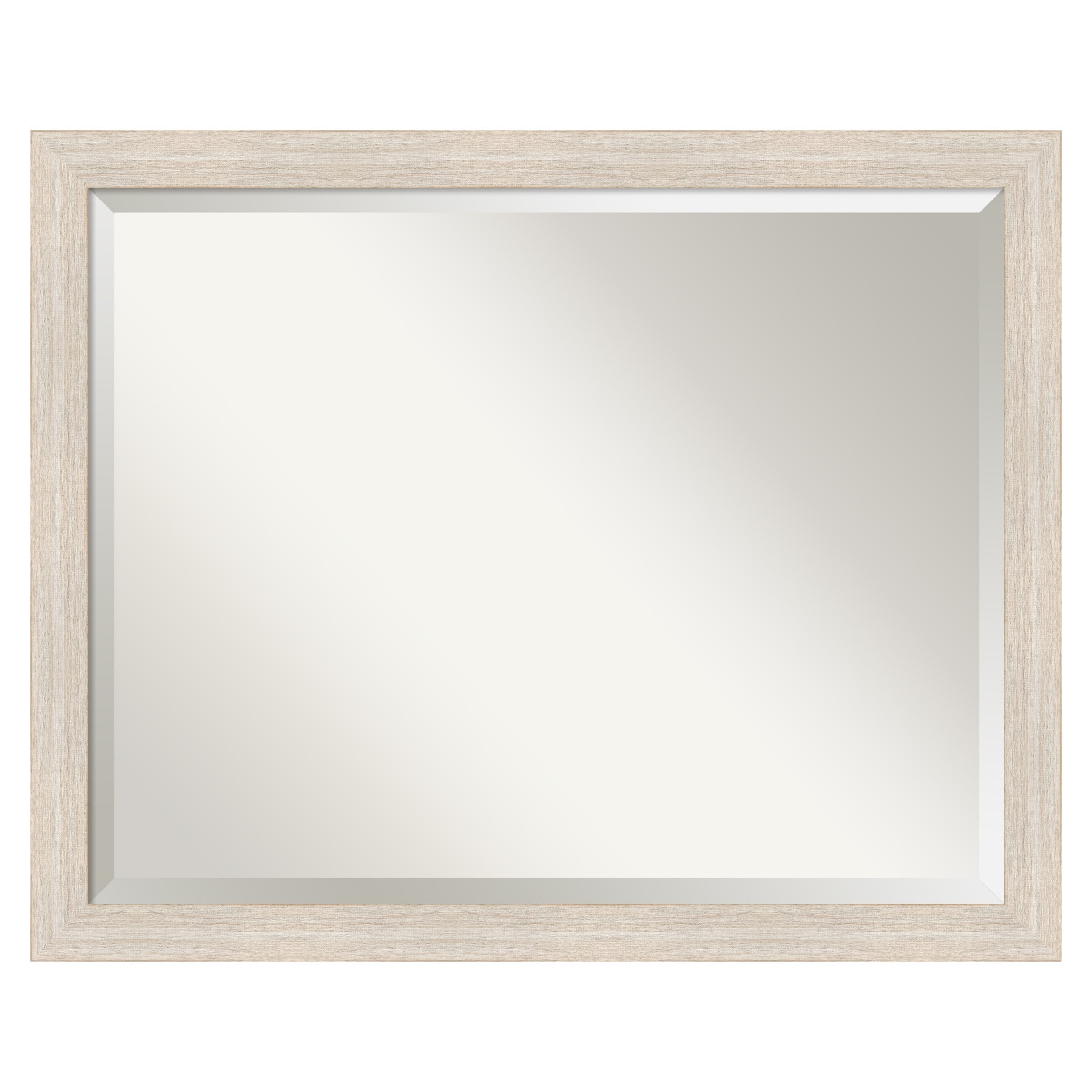 Amanti Art Hardwood Whitewash Wood Picture Frame Opening Size