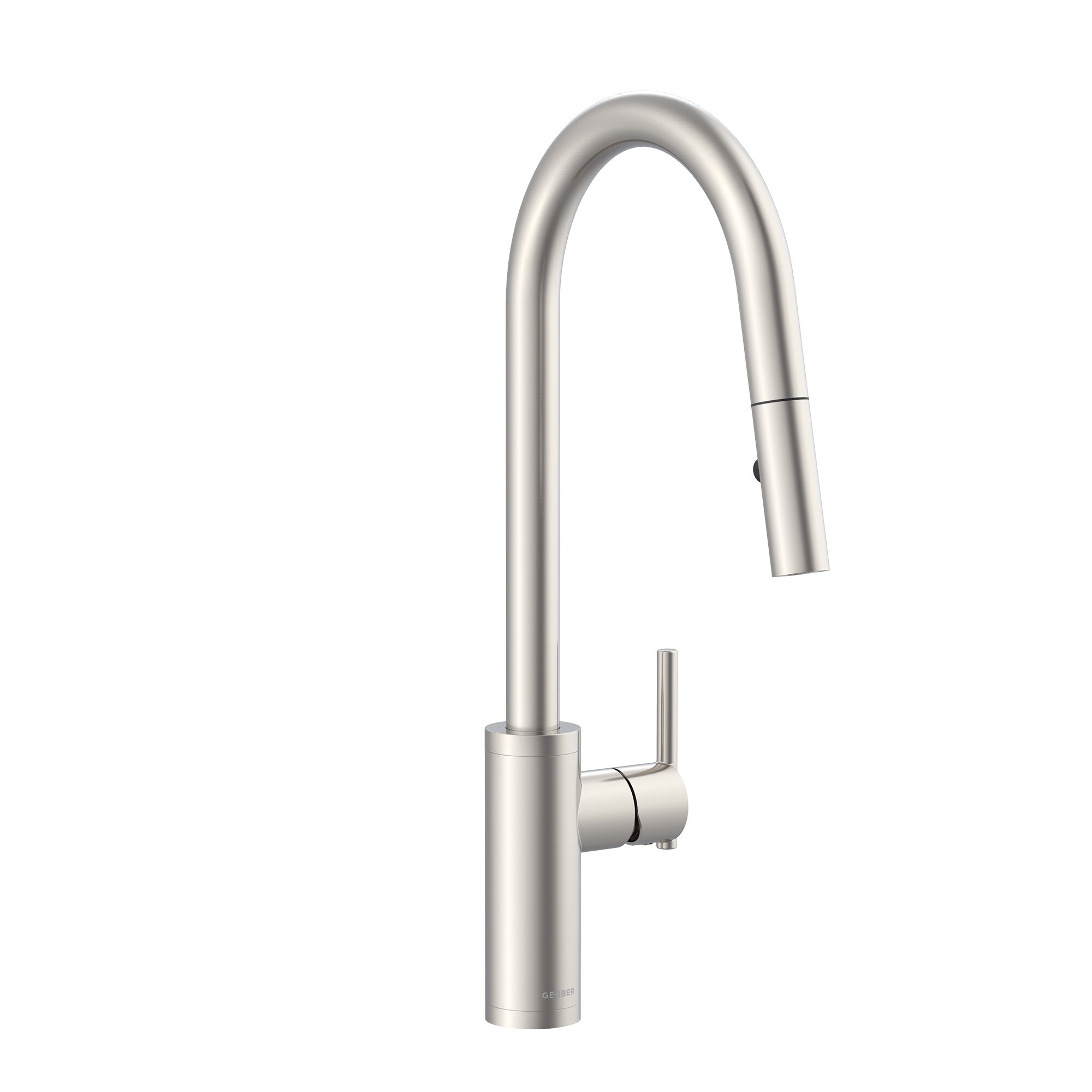 Gerber D454058SS Stainless Steel Single Handle Pull-down Kitchen Faucet with Sprayer