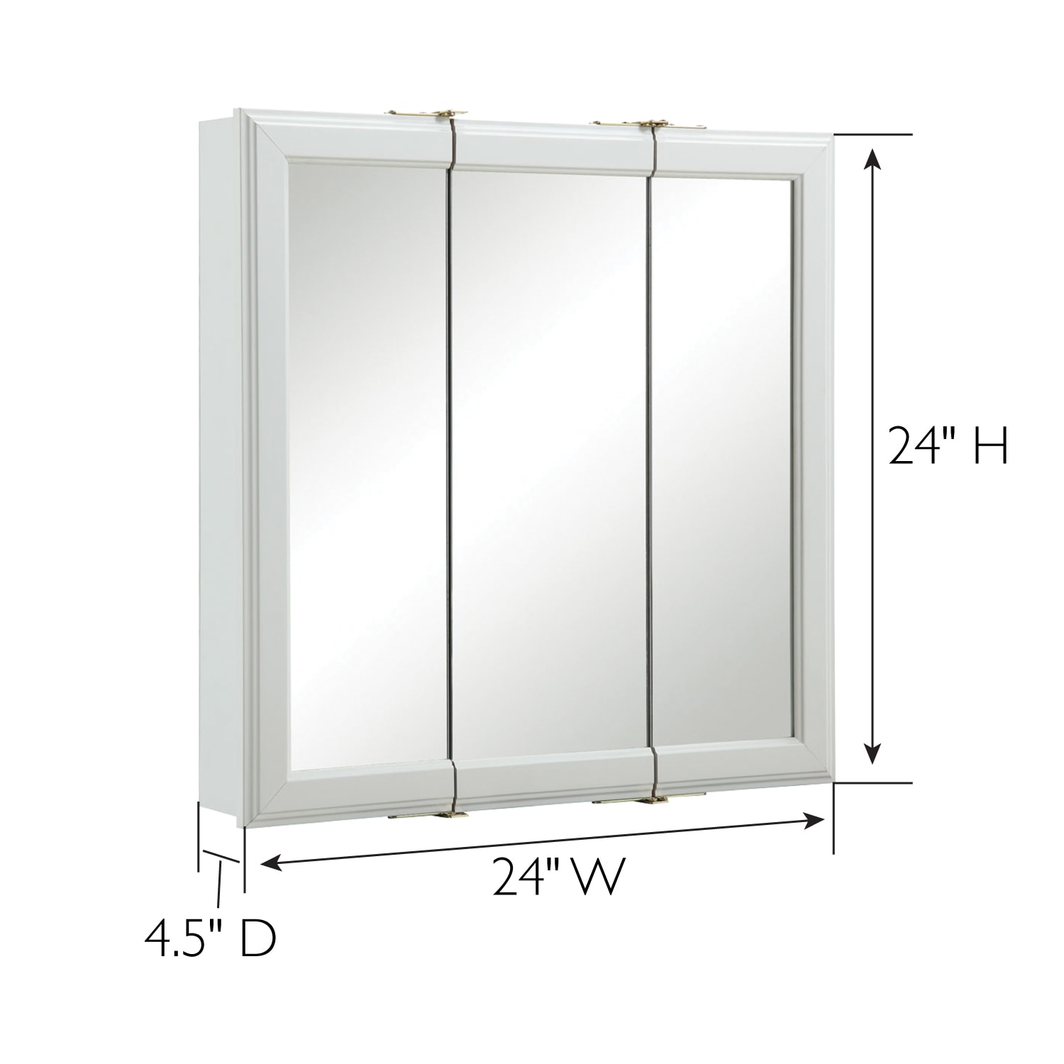 Design House 535849-WHT Bathroom-Medicine-Cabinets - View #3