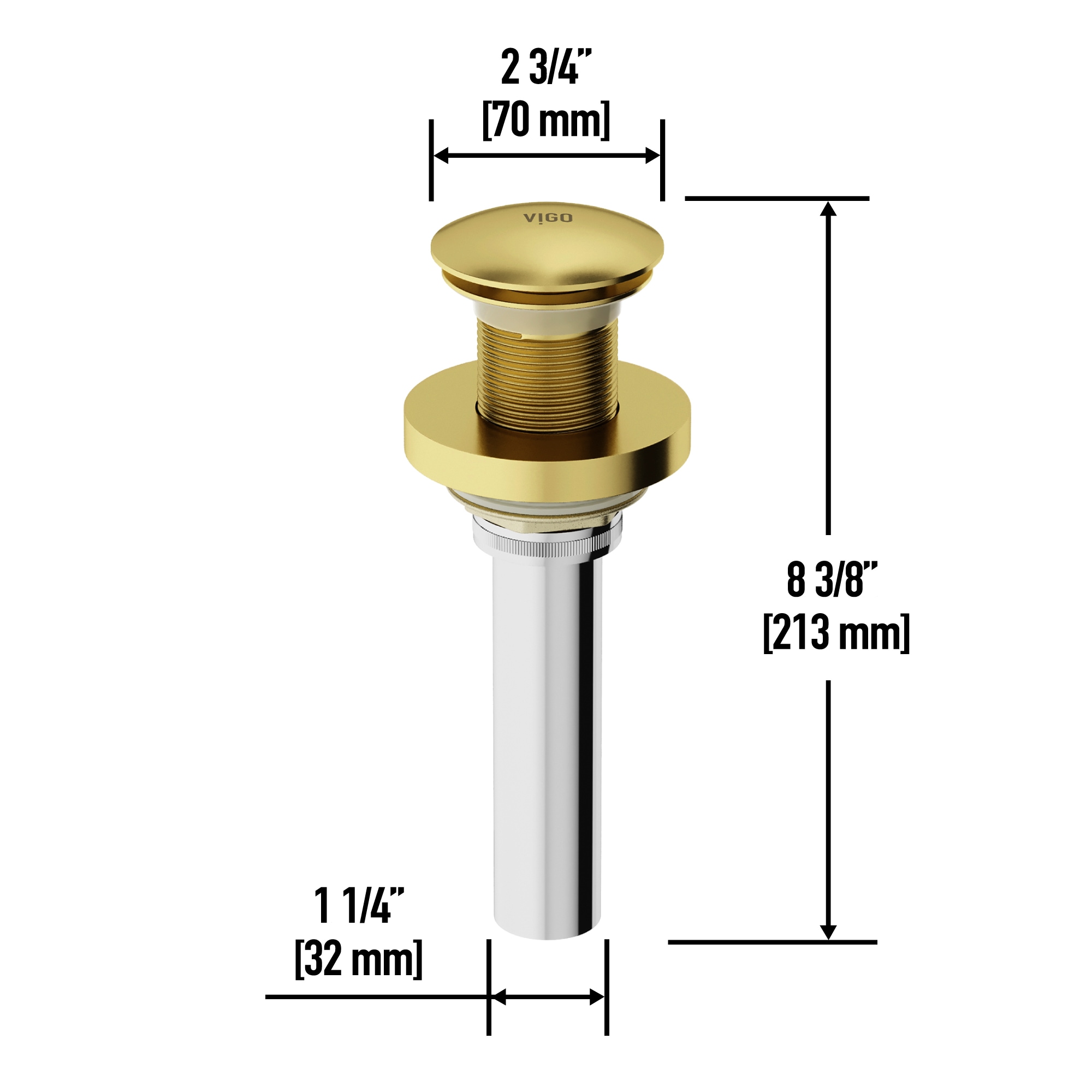 VIGO VG07000MG Popup-Drains-Accessories - View #6
