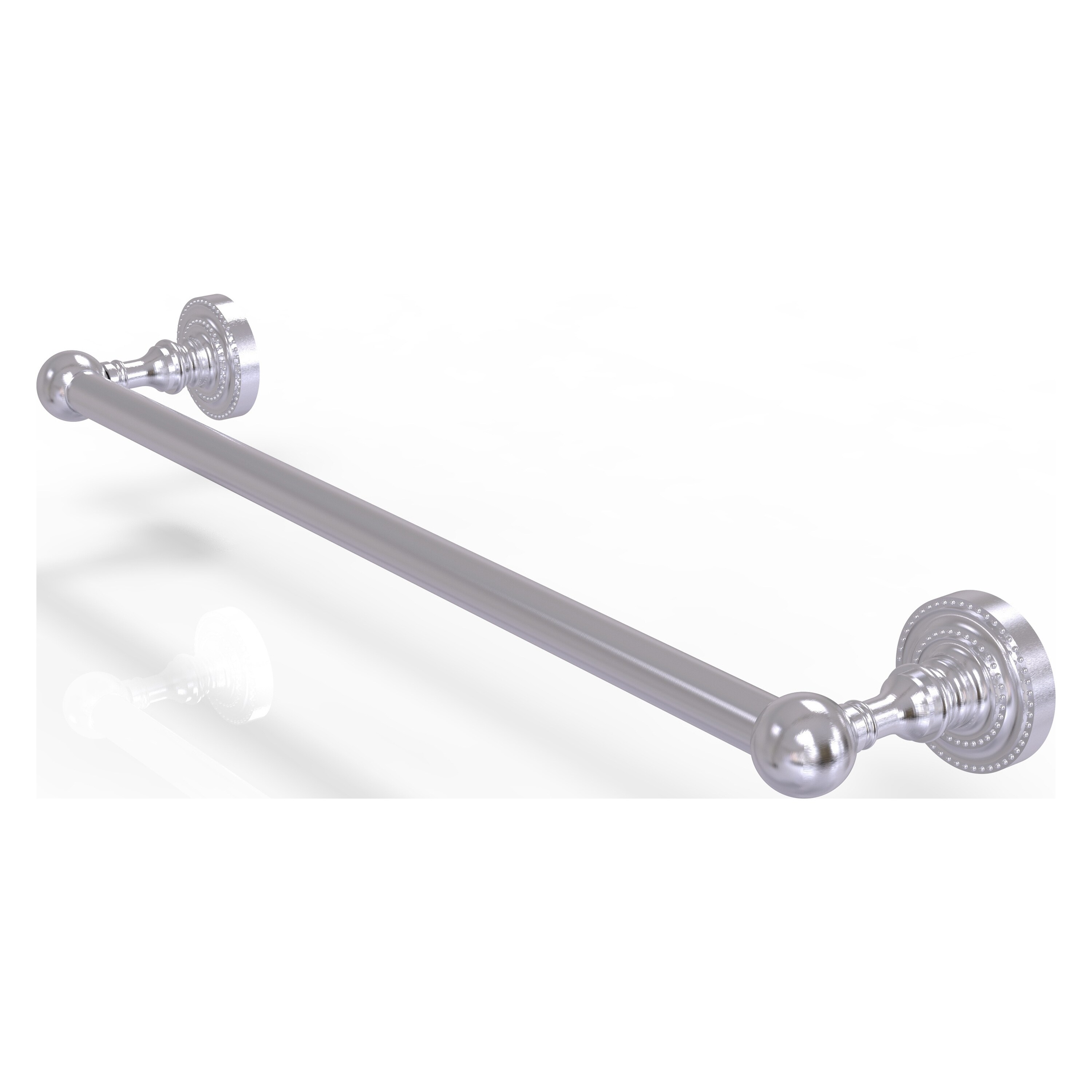 Allied Brass DT-41/30-SCH Dottingham 30-in Satin Chrome Wall mount Single Towel Bar