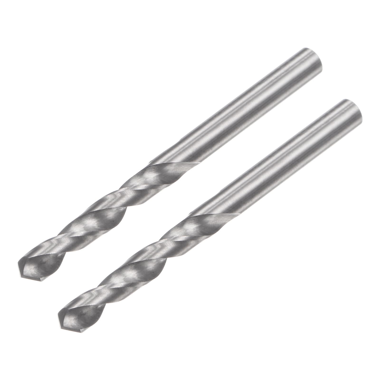 Unique Bargains Solid Carbide Drill Bits 3.5mm C2/K20 Tungsten Carbide Jobber Drill Bits Straight Shank Drilling Tool for Stainless Steel Aluminum Iron Metal Plastic 2pcs #S26030300UX2107