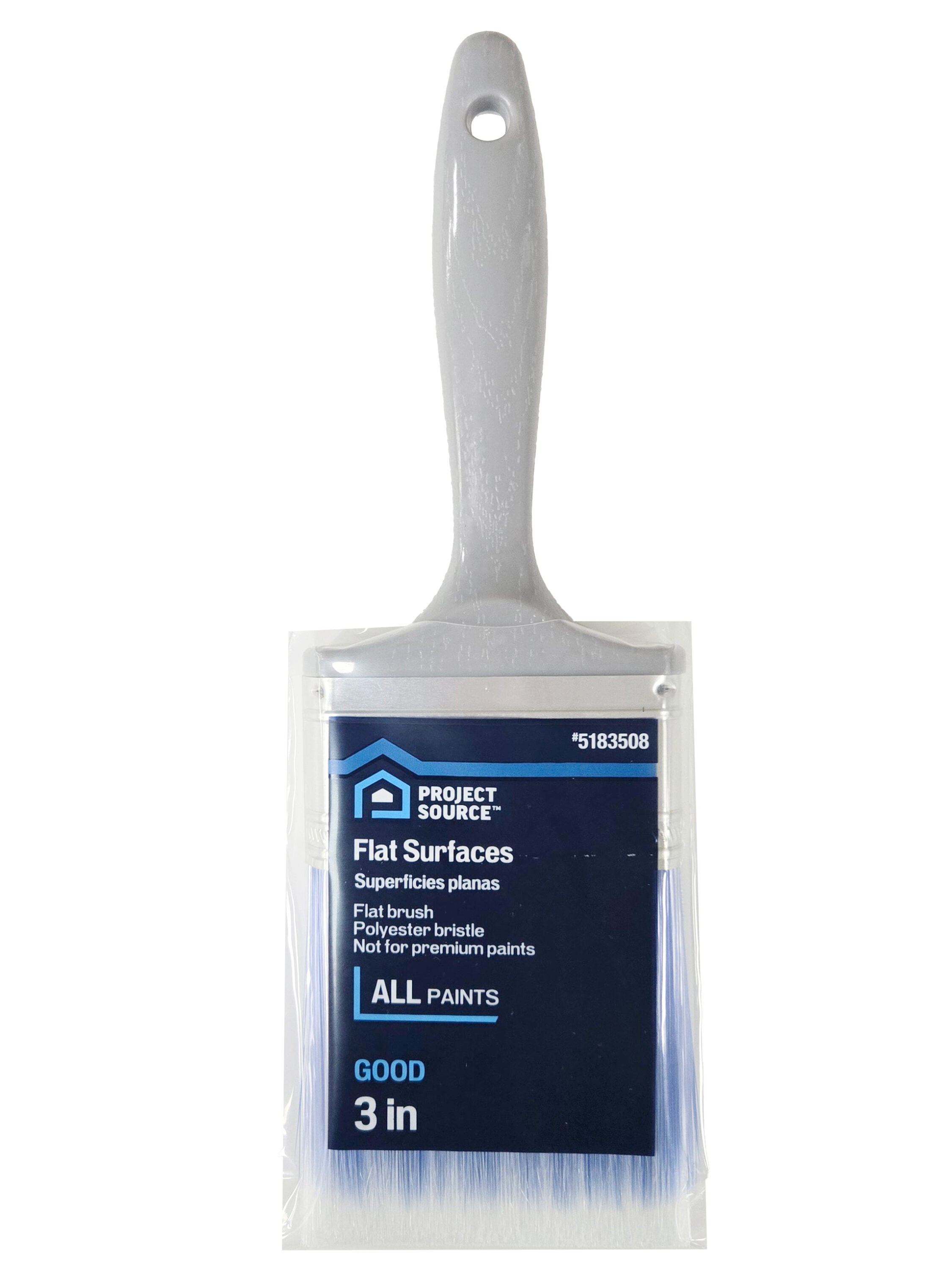 Project Source PS3024 3-in Reusable Polyester Flat General purpose brush 24 -Pack