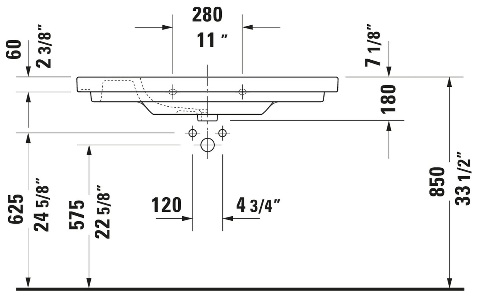 Duravit 03421000002 Bath-Sink - View #10