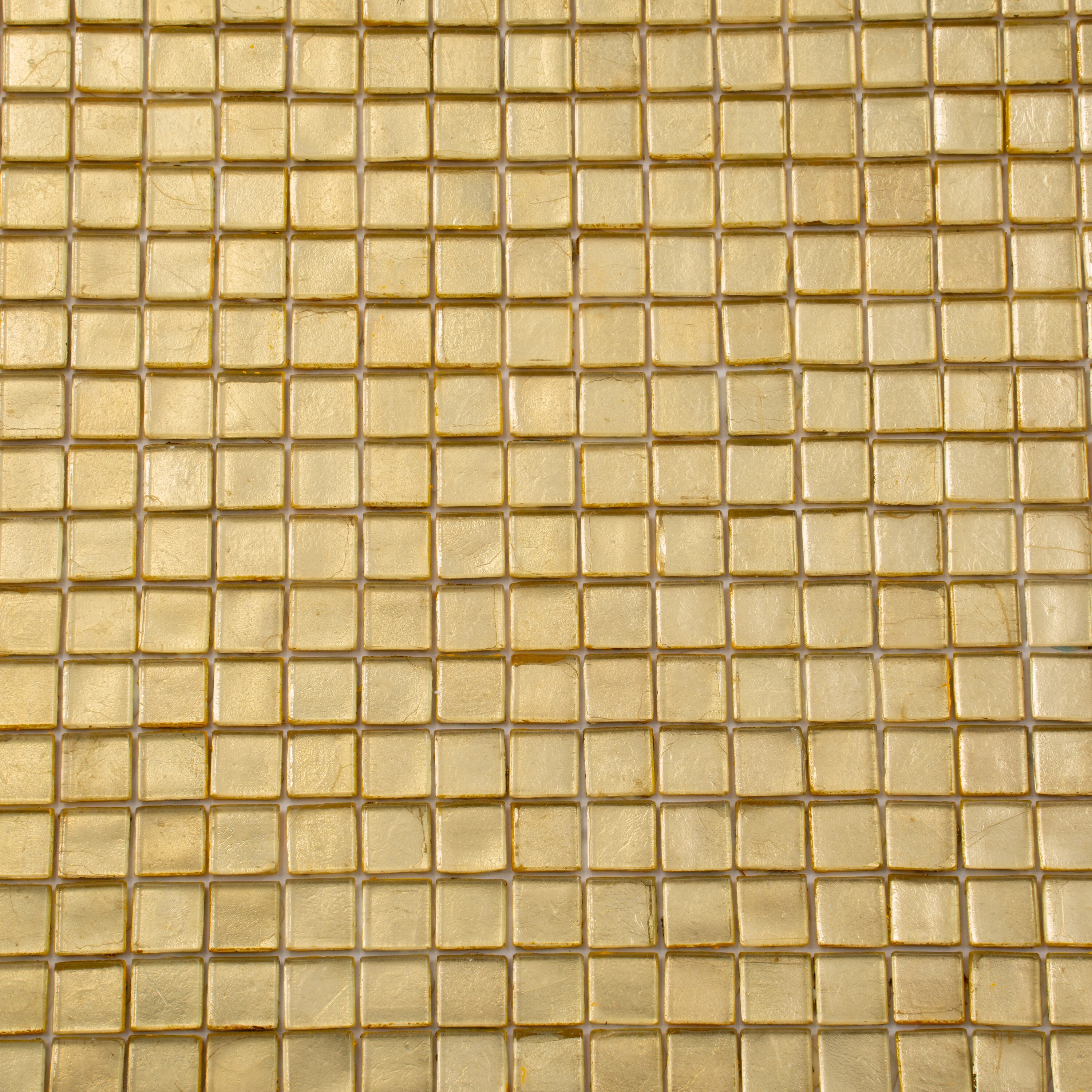 Satin Sheen Gold Glass Mosaic Wall and Floor Tile