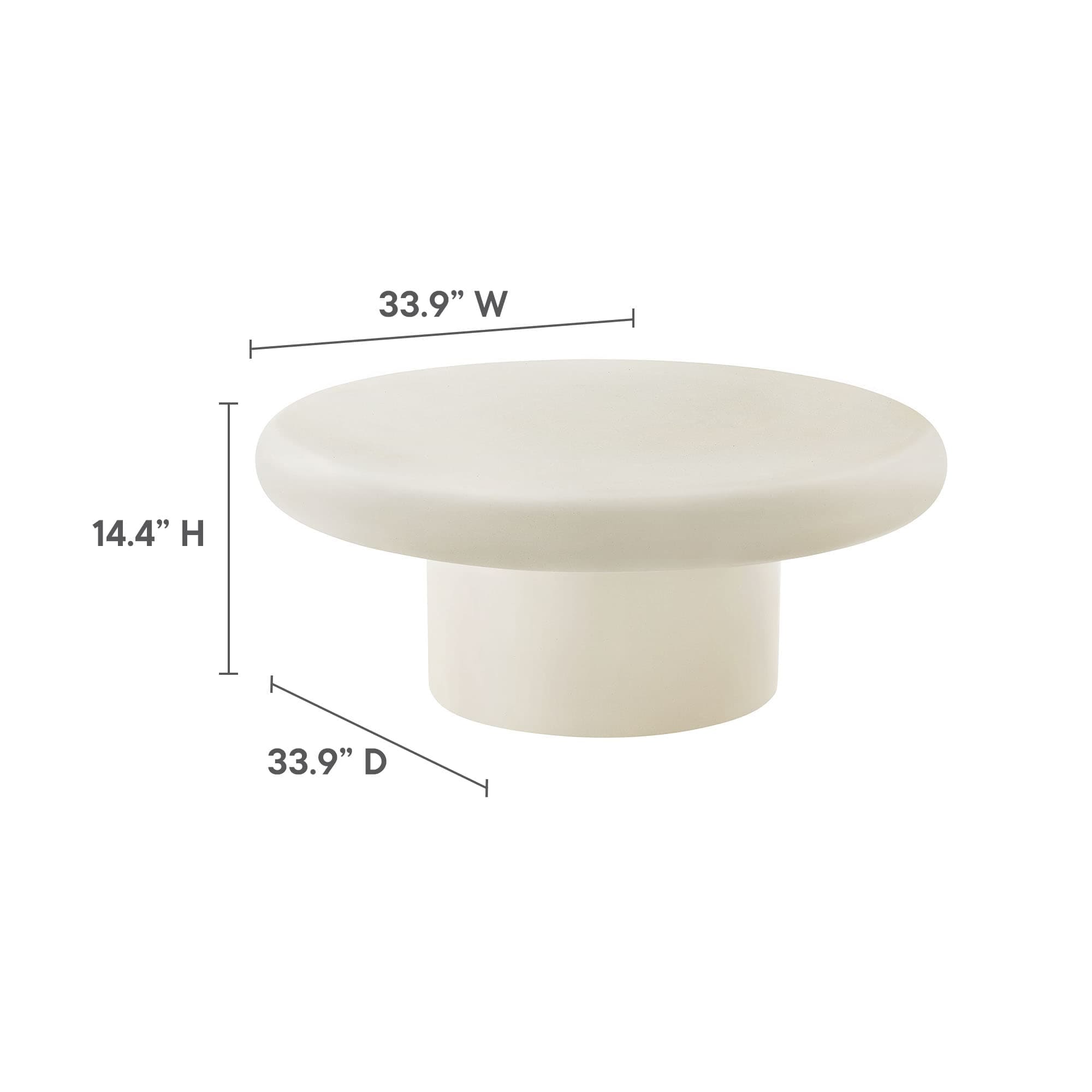 Modway EEI-7092-WHI Patio-Tables - View #3