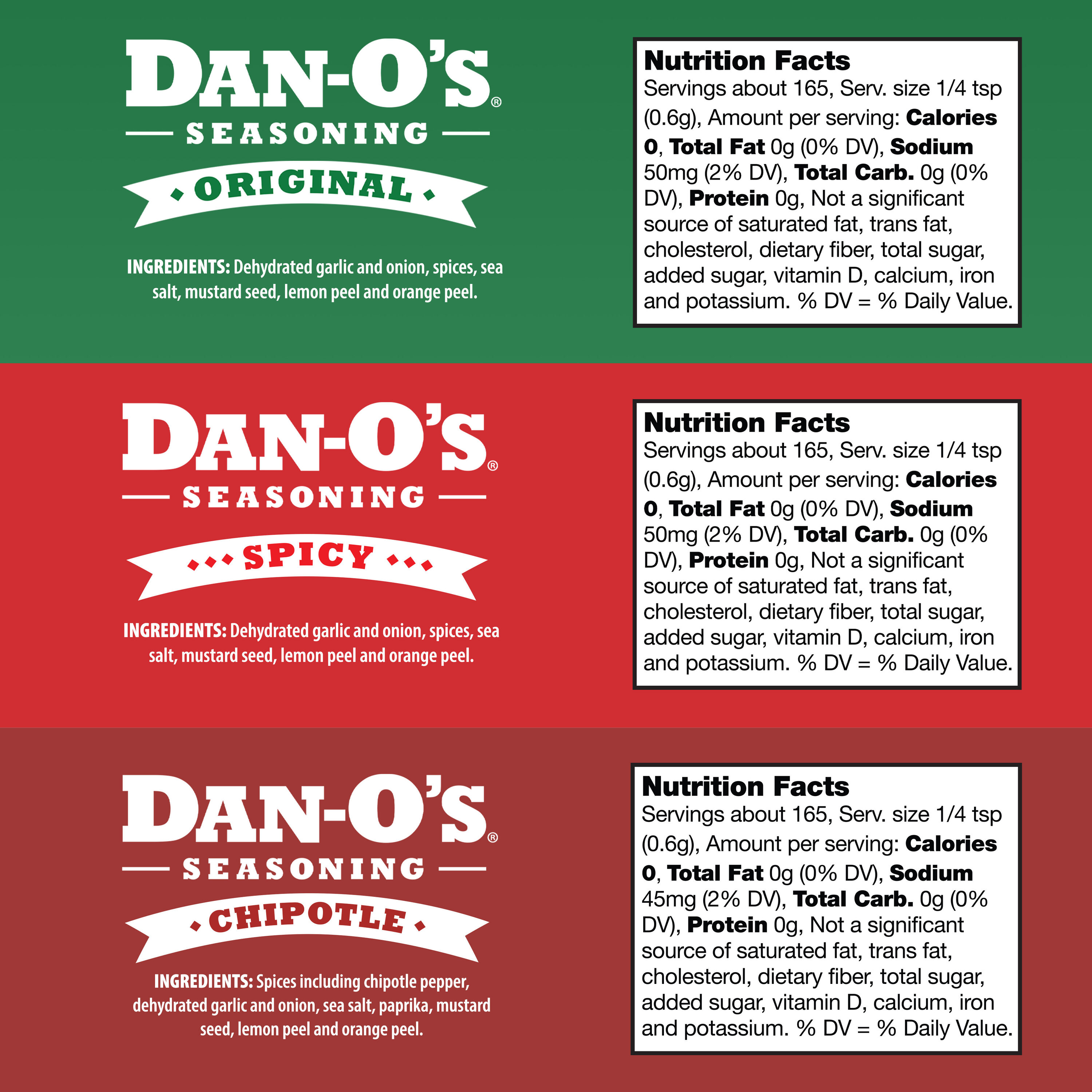 Dan-O's Original Seasoning - All-Natural, 20oz 