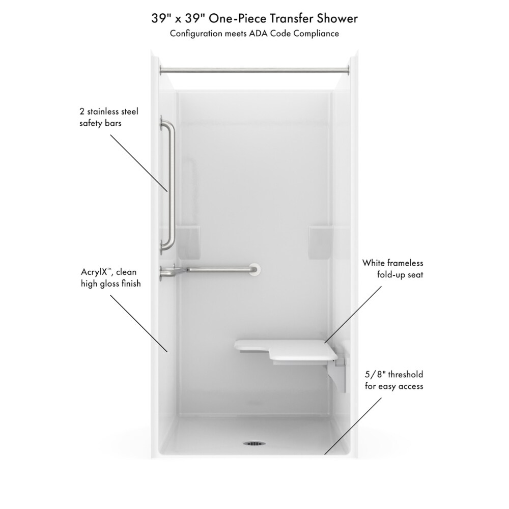 Laurel Mountain LM3698BFL064 Alcove-Shower-Kit - View #10