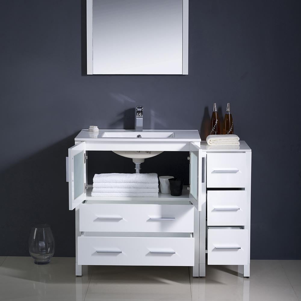 Fresca FVN62-3012WH-UNS Bath-Vanity-Combo - View #4