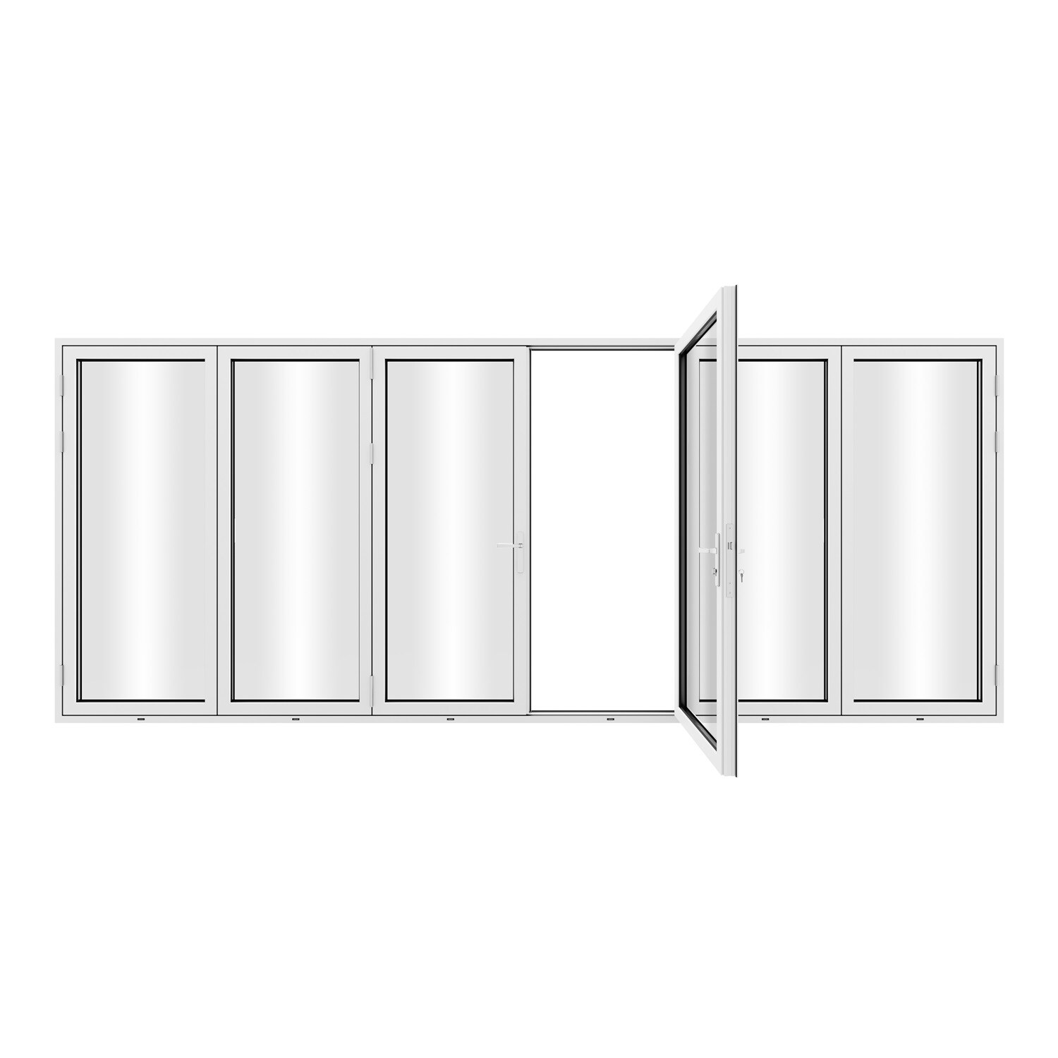 KaMic FD6PWH19296-DO Patio-Doors - View #7