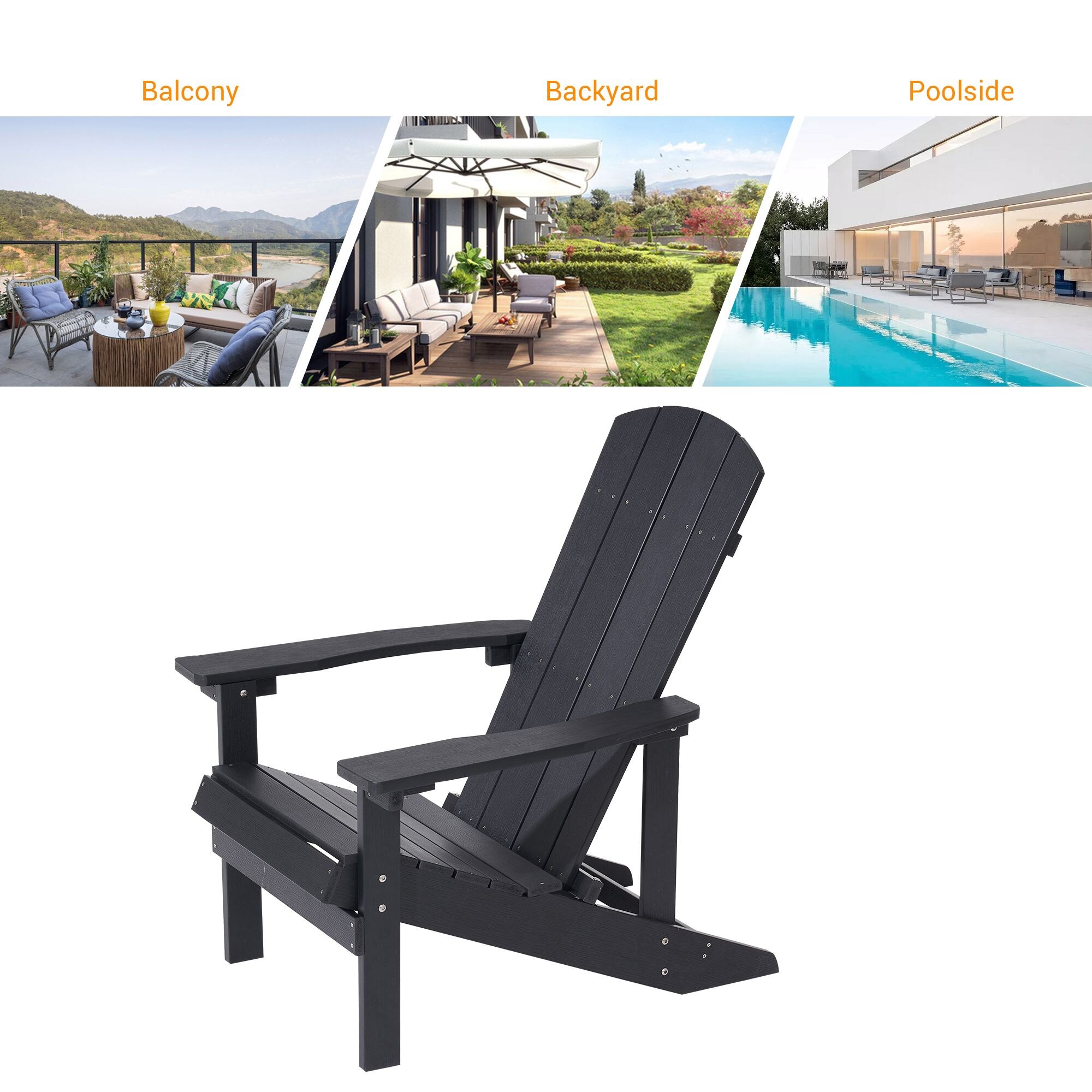 Sonkuki SD-AD-B8BK-2 Patio-Chairs - View #6