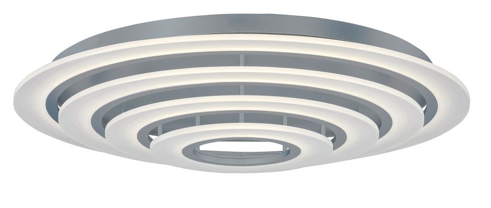 ET2 E22668-11MS Saturn II LED 4 -Light 39.5-in Matte Steel Integrated LED Flush Mount Light