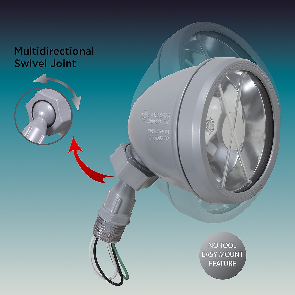Sigma Engineered Solutions LHS100S Switch-Controlled-Floodlights - View #3