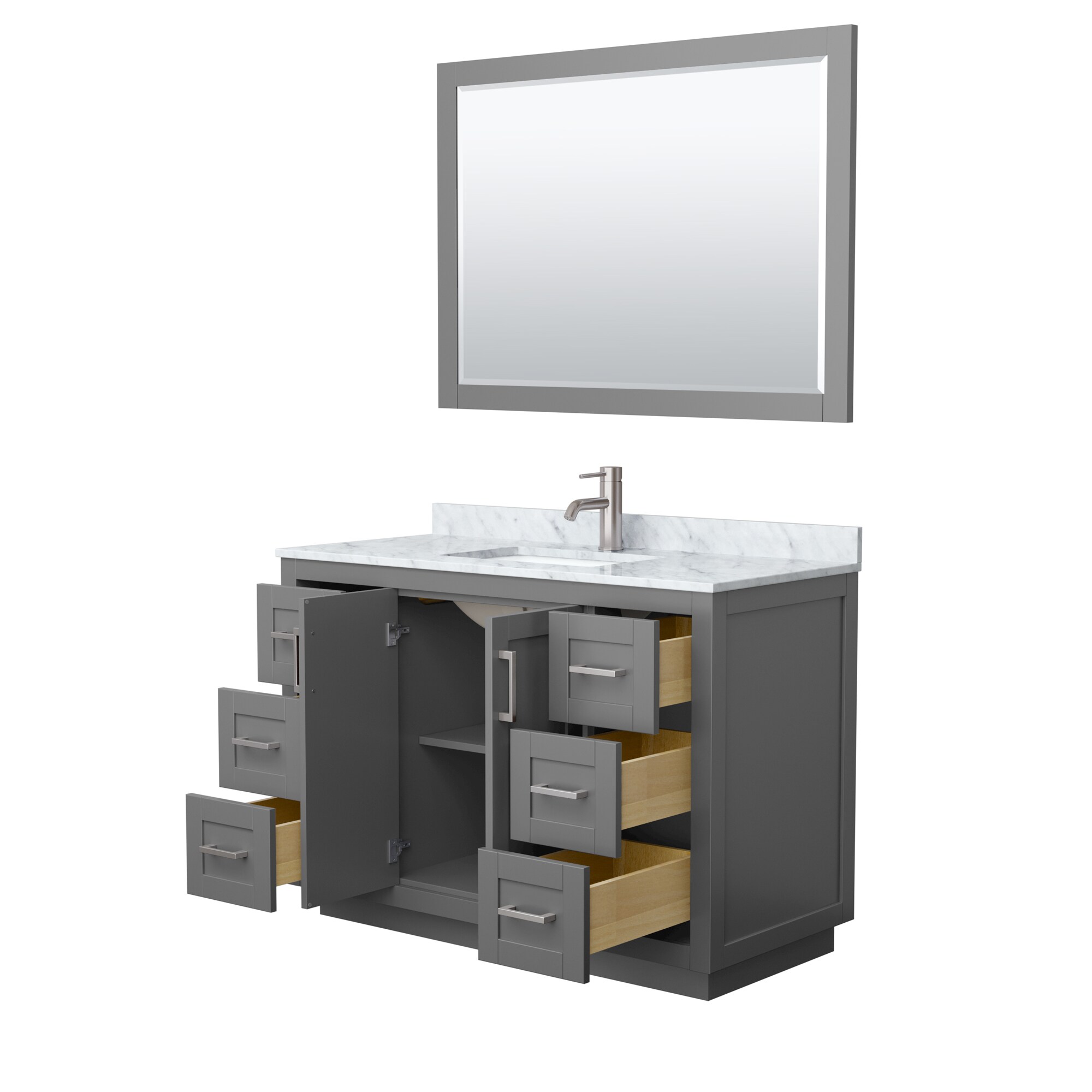 Wyndham Collection WCF292948SKGCMUNSM46 Bath-Vanity-Combo - View #3