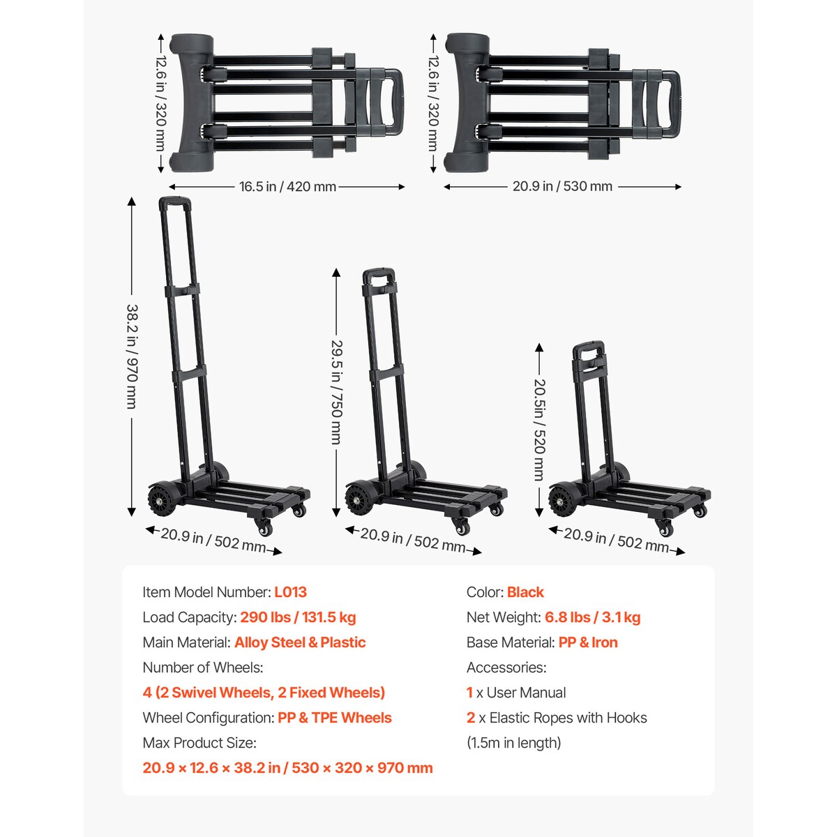 Loheer 717623032836 Hand-Truck-Dollies - View #3