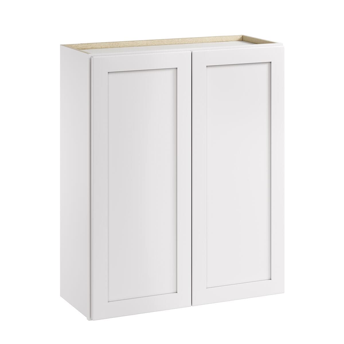 Whalen CLICK-IT LWSCLICK-40 Enfield 30-in W x 36-in H x 12-in D Classic White Birch Wall Ready to assemble Plywood Cabinet (Raised Panel Shaker)