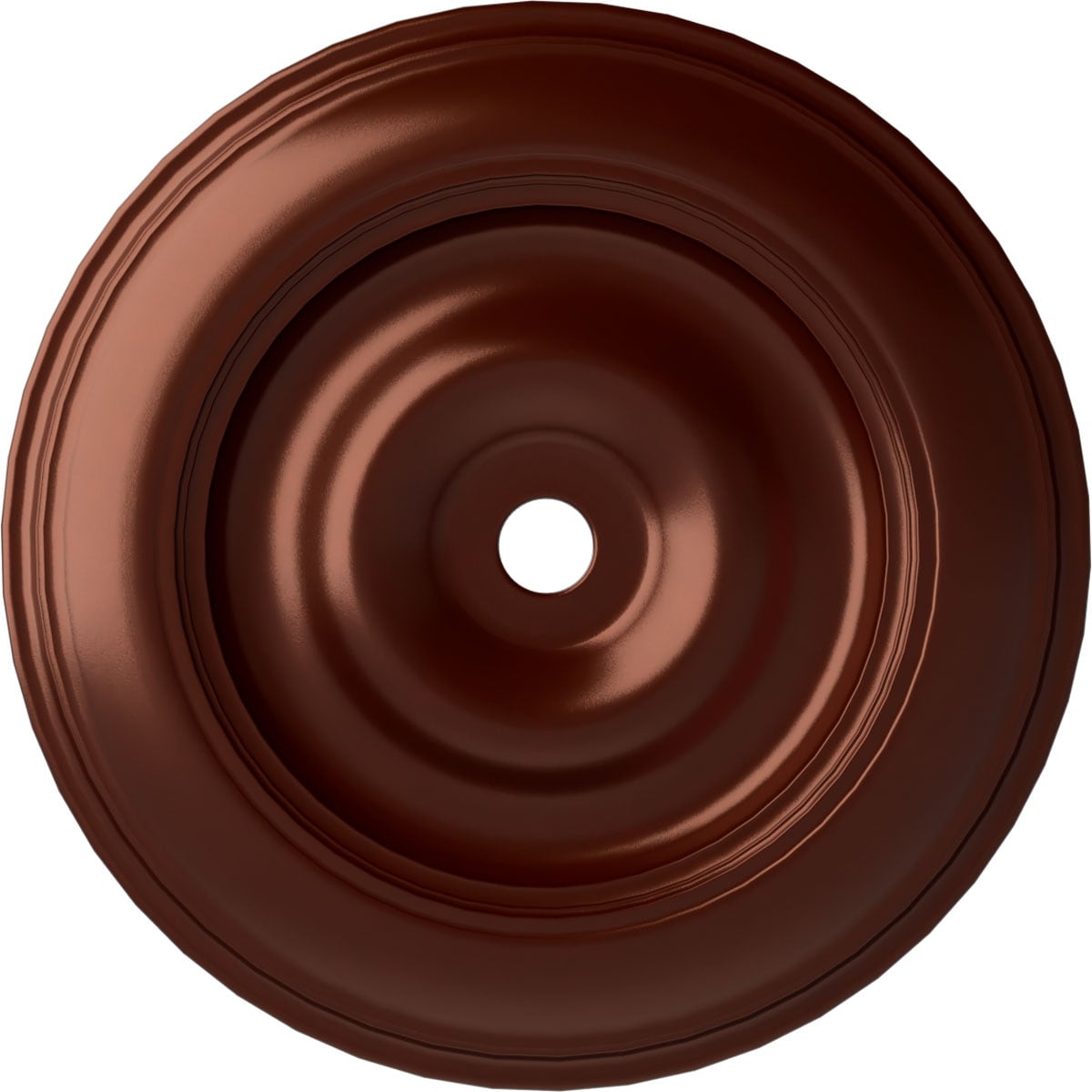 Ekena Millwork CM44CLACS Classic 44.5-in W x 44.5-in L Painted Antique Copper Polyurethane Whole Ceiling Medallion