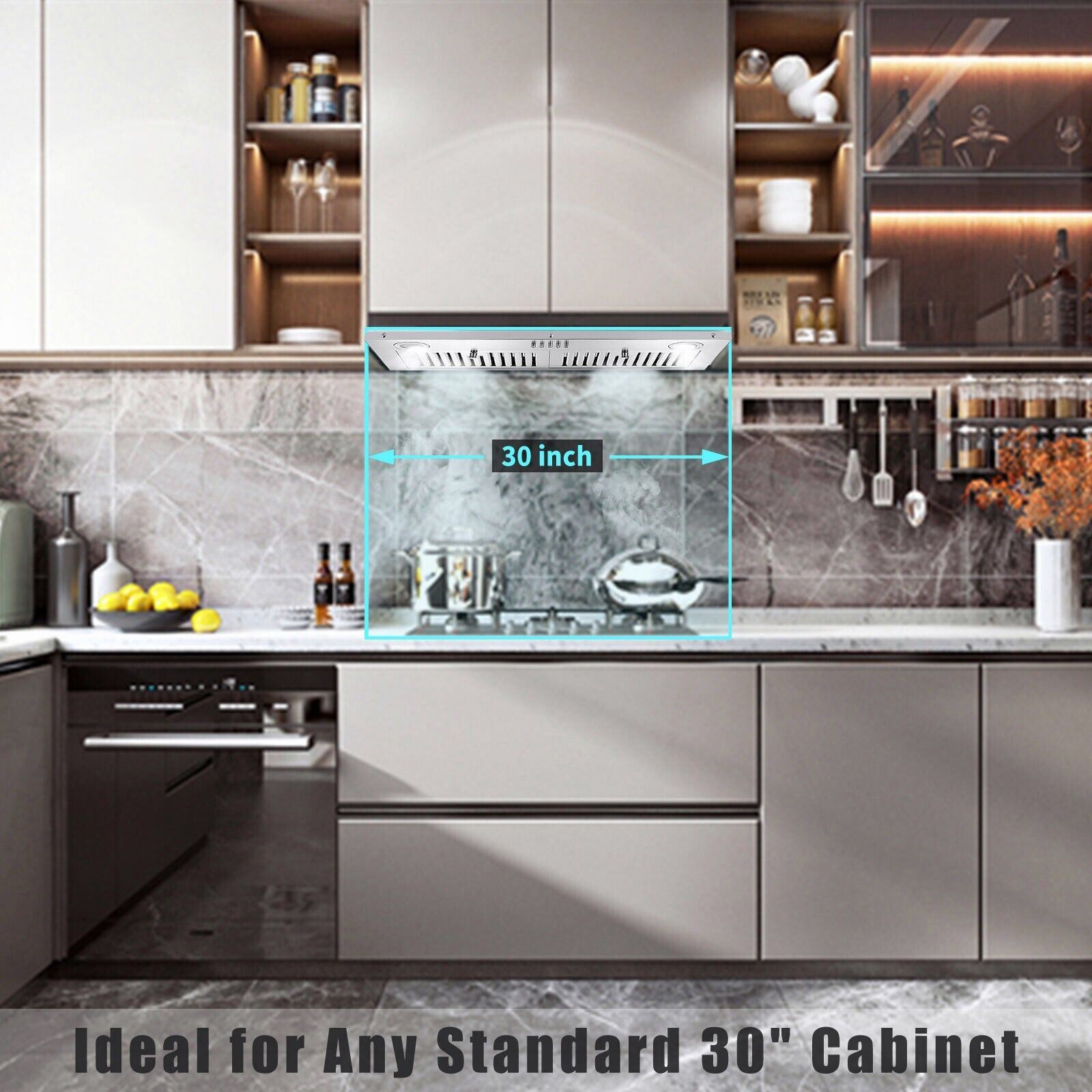 Kahomvis GEHT-DOQP-94W Undercabinet-Range-Hoods - View #5