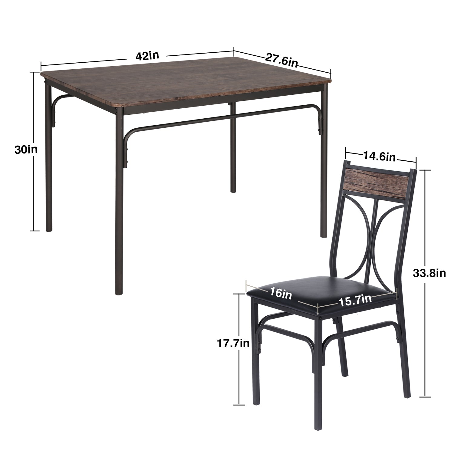 Vecelo LOE-XJM-TC08 Dining-Sets - View #3