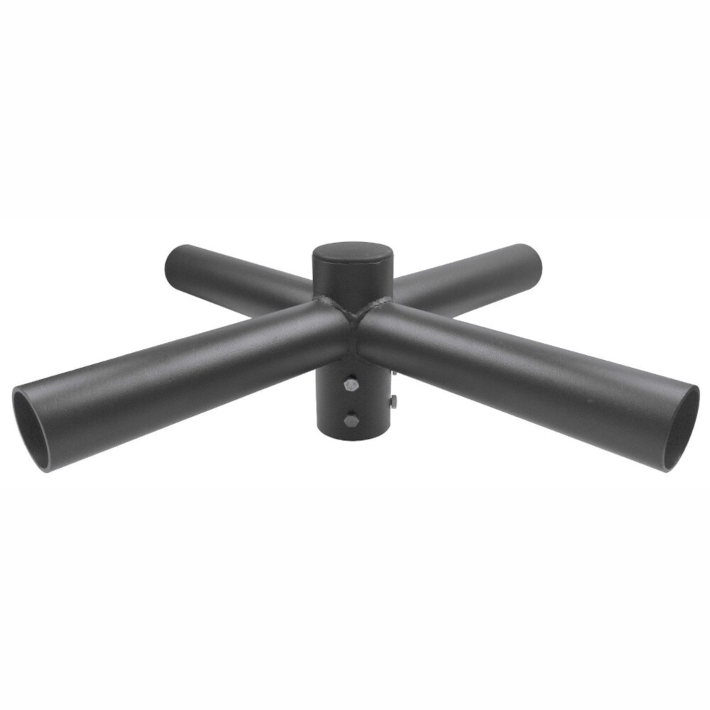 J&H LED JH-1QSB90-54C JH Brackets 8-Inches Dark Bronze Industrial Outdoor Post light cross bar