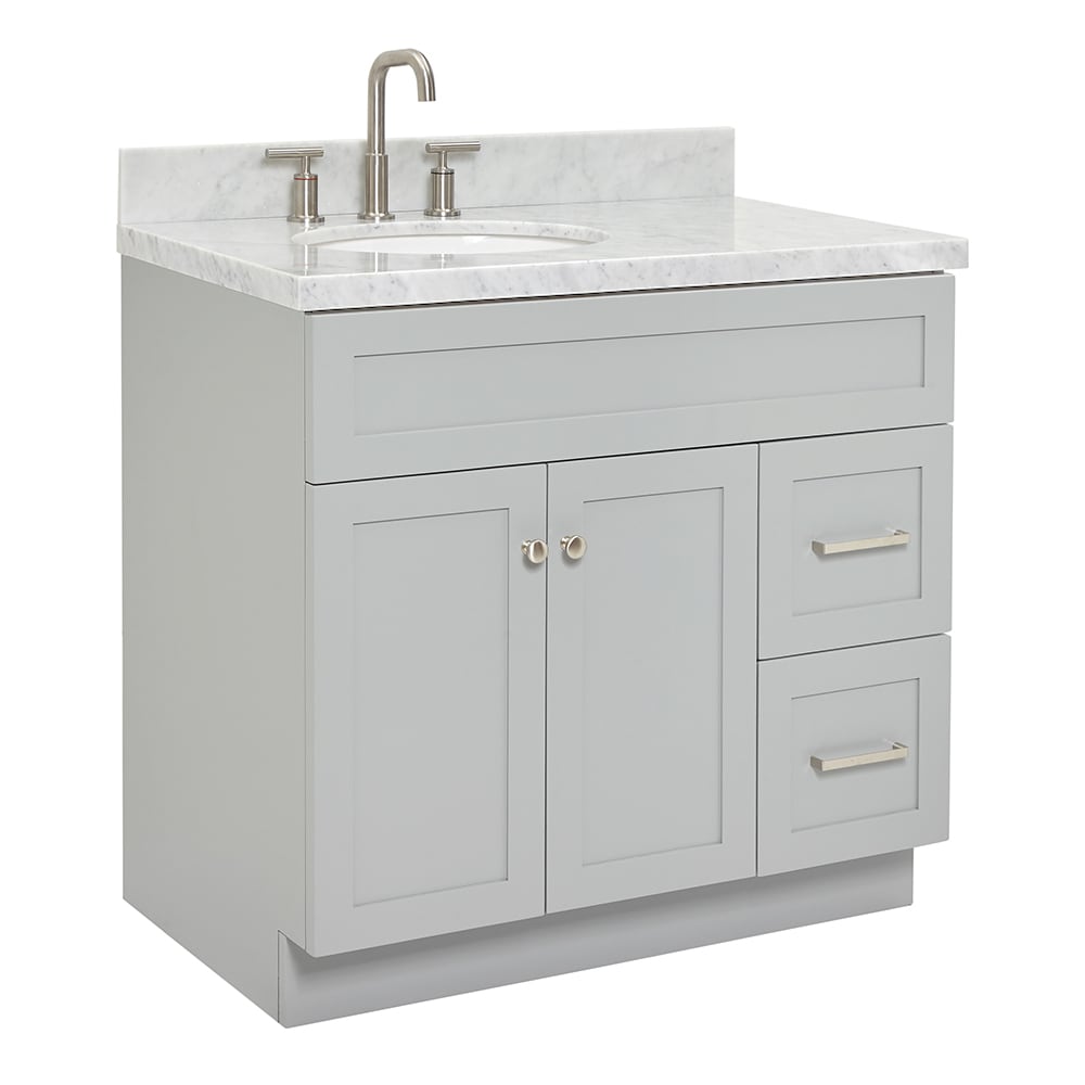 ARIEL F037SLCWOVOGRY Bath-Vanity-Combo - View #3
