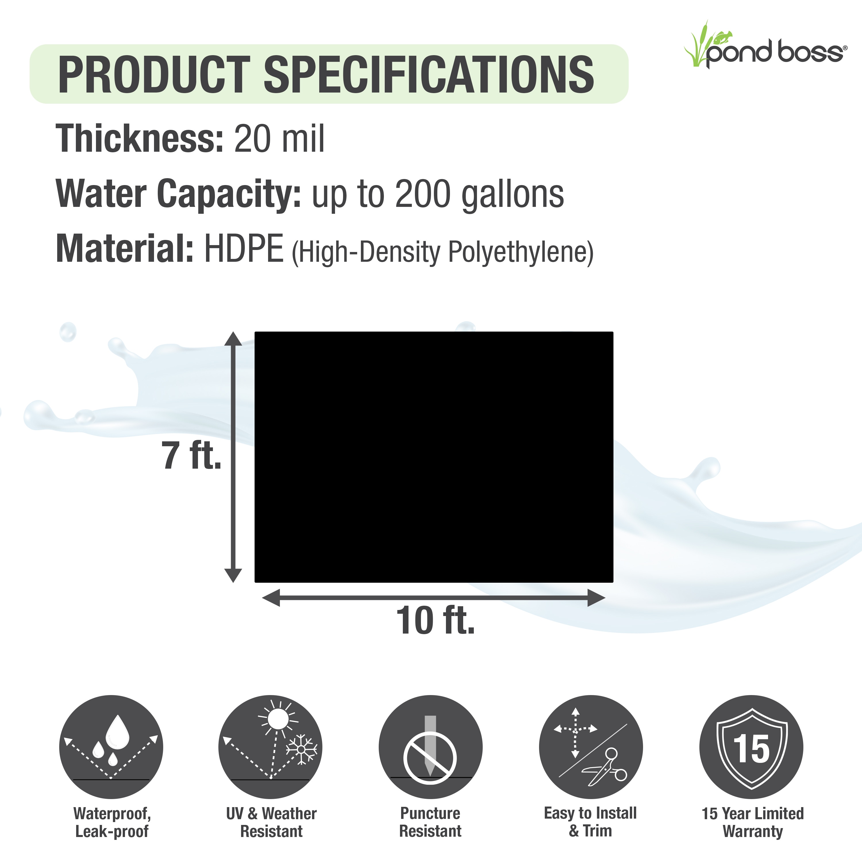 smartpond 98634 Pond-Liner - View #7