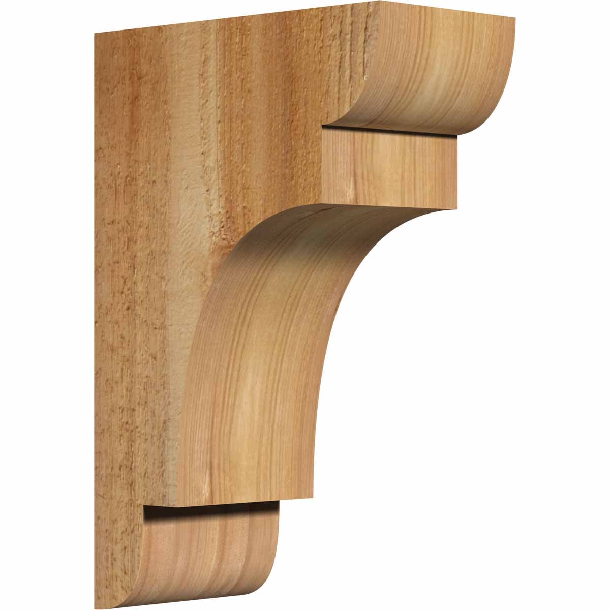 Ekena Millwork COR04X08X12NEB00RWR 4-in x 8-in x 12-in New brighton Unfinished Western red cedar Wood Paintable/Stainable Corbel