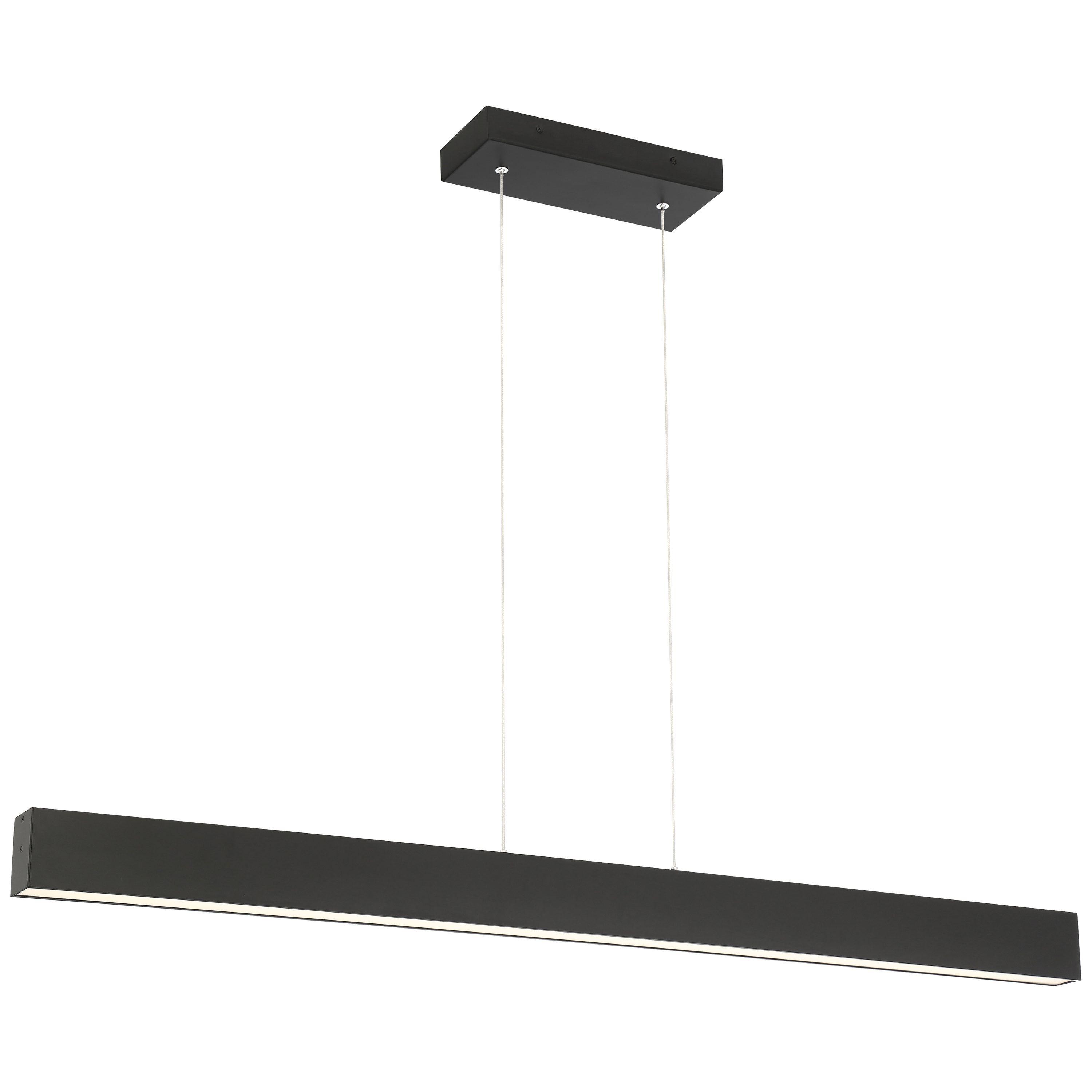 Access Lighting 24900LEDD-MBL/ACR Form 1 -Light Matte Black Modern/contemporary Linear Integrated LED Large Hanging Pendant light