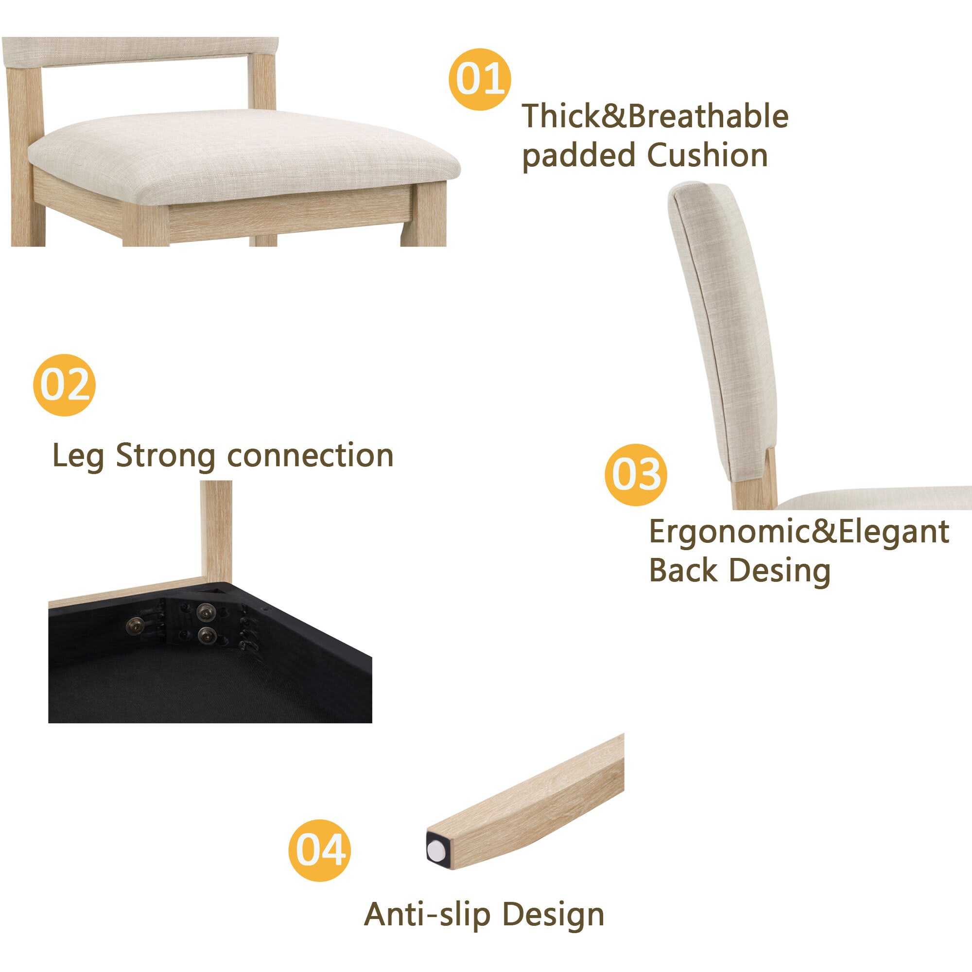 Aoibox LAB0129D19 Dining-Sets - View #6