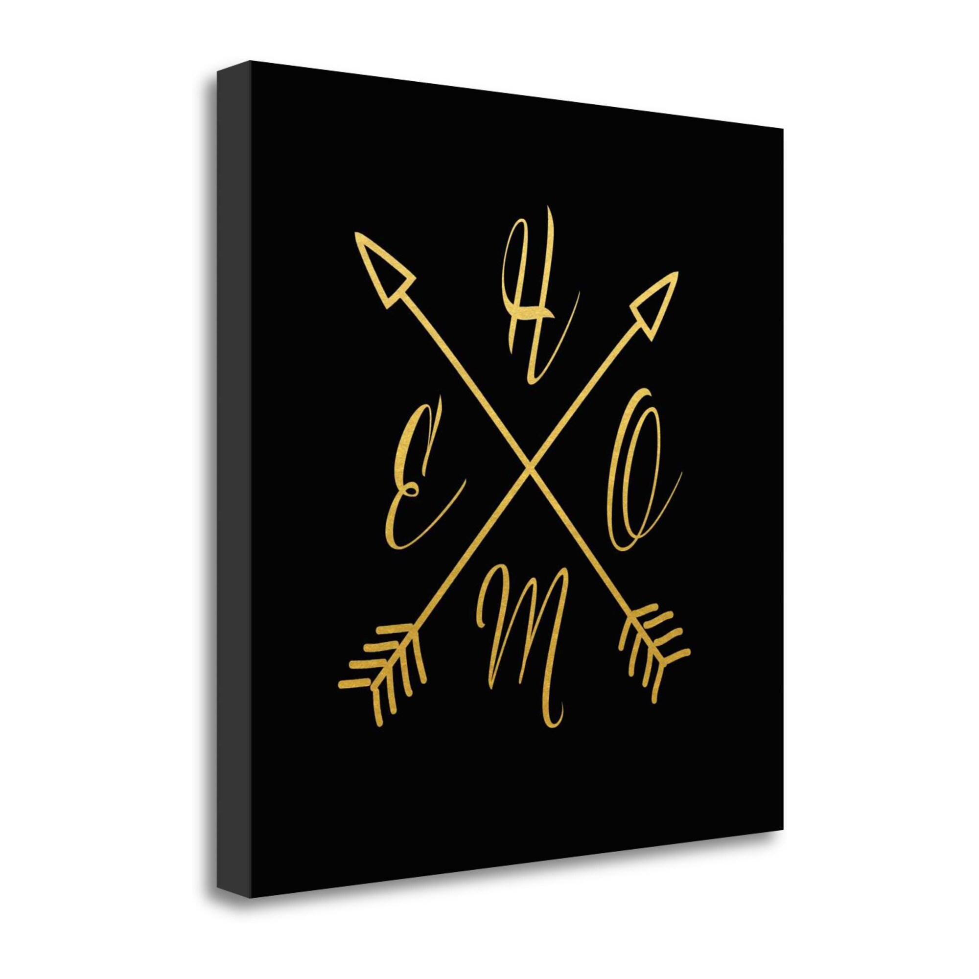 Tangletown Fine Art SBTA1272-2020C Home Arrows Tara Moss 20-in H x 20-in W Inspirational Print on Canvas