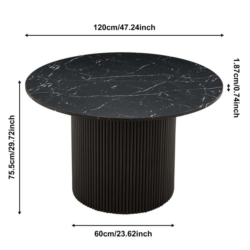 Coolbibila QARIA-TABLE-BLACK Dining-Tables - View #3