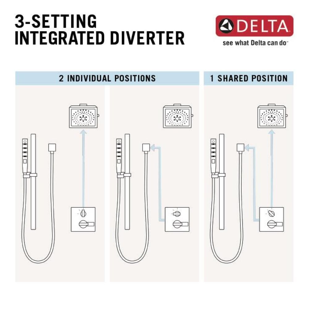 Delta T27T876-PR-LHP Bath-Shower-Facc - View #3