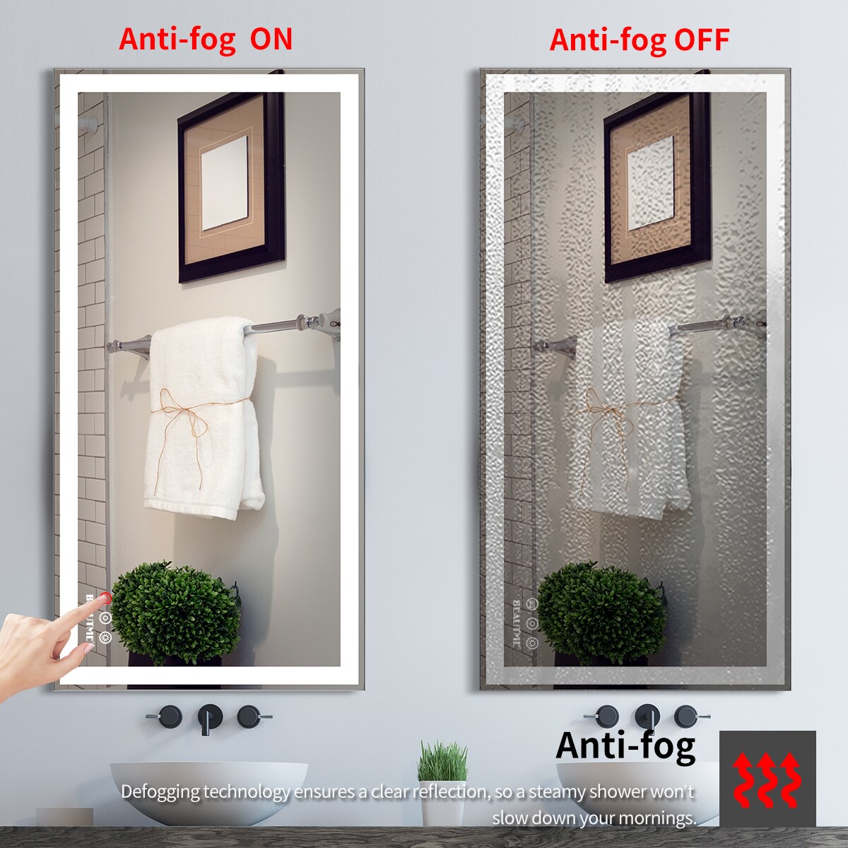 AAZJ BET32310 Framed-Bath-Mirrors - View #12