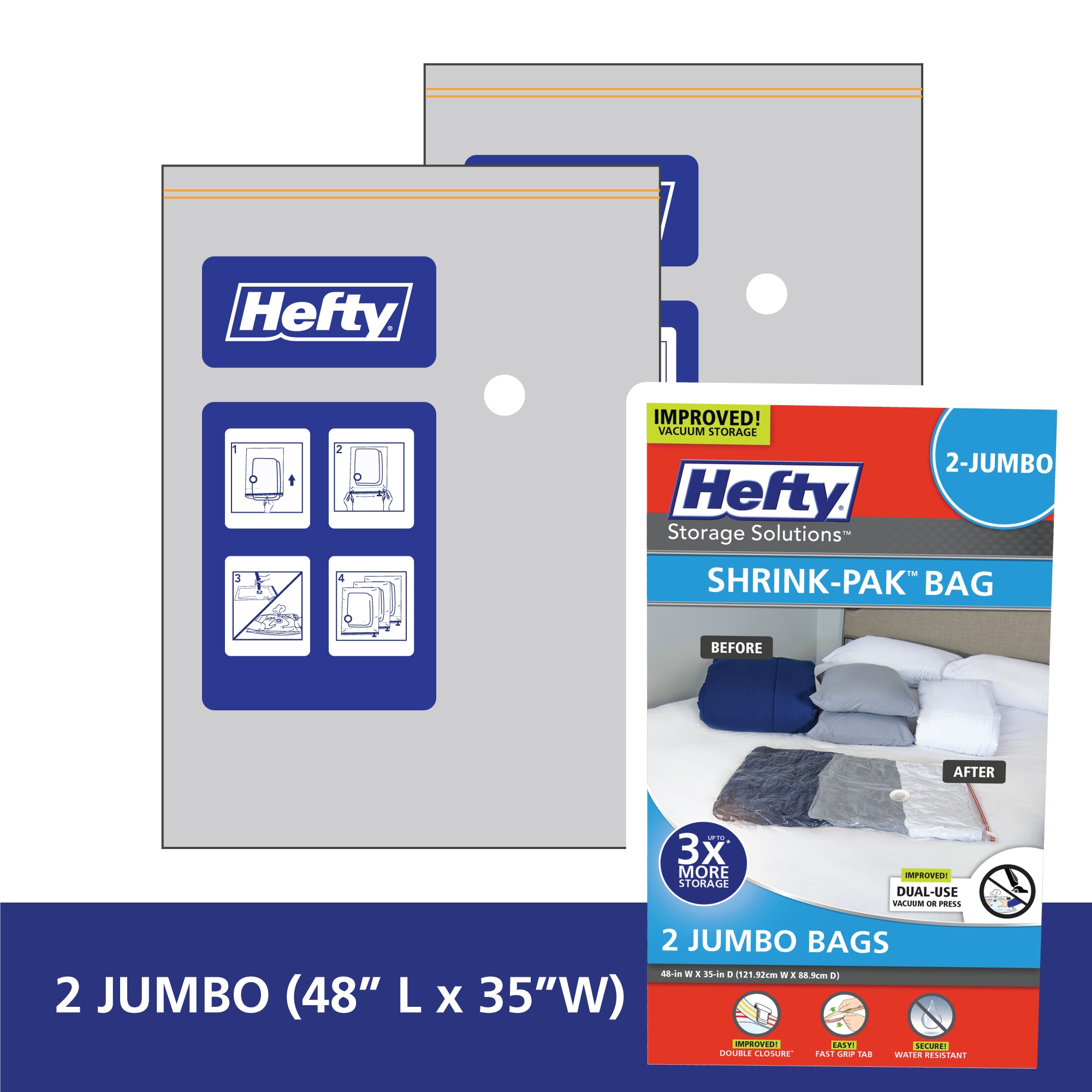 Hefty Carry Bags 3 Jumbo  Amazonin Health  Personal Care