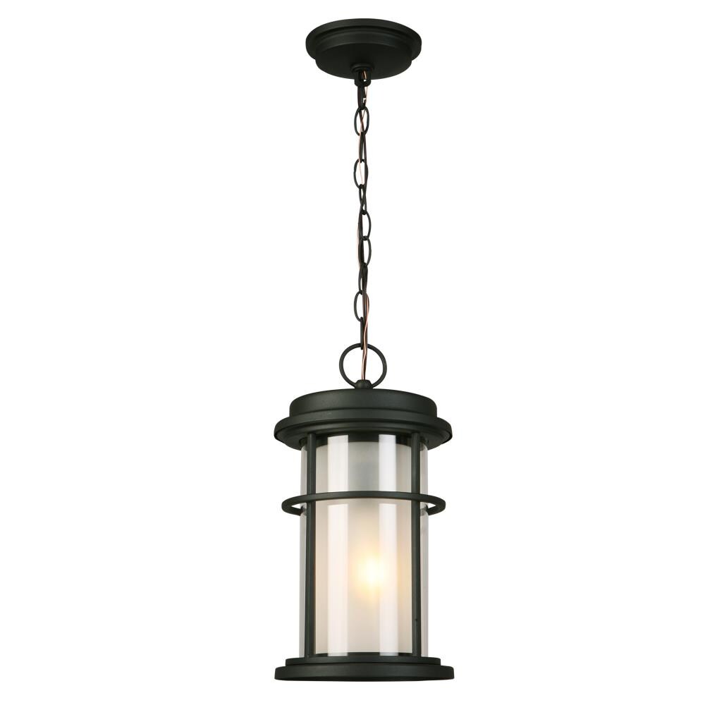 Home Decorators Collection Black Outdoor LED Hanging Light 
