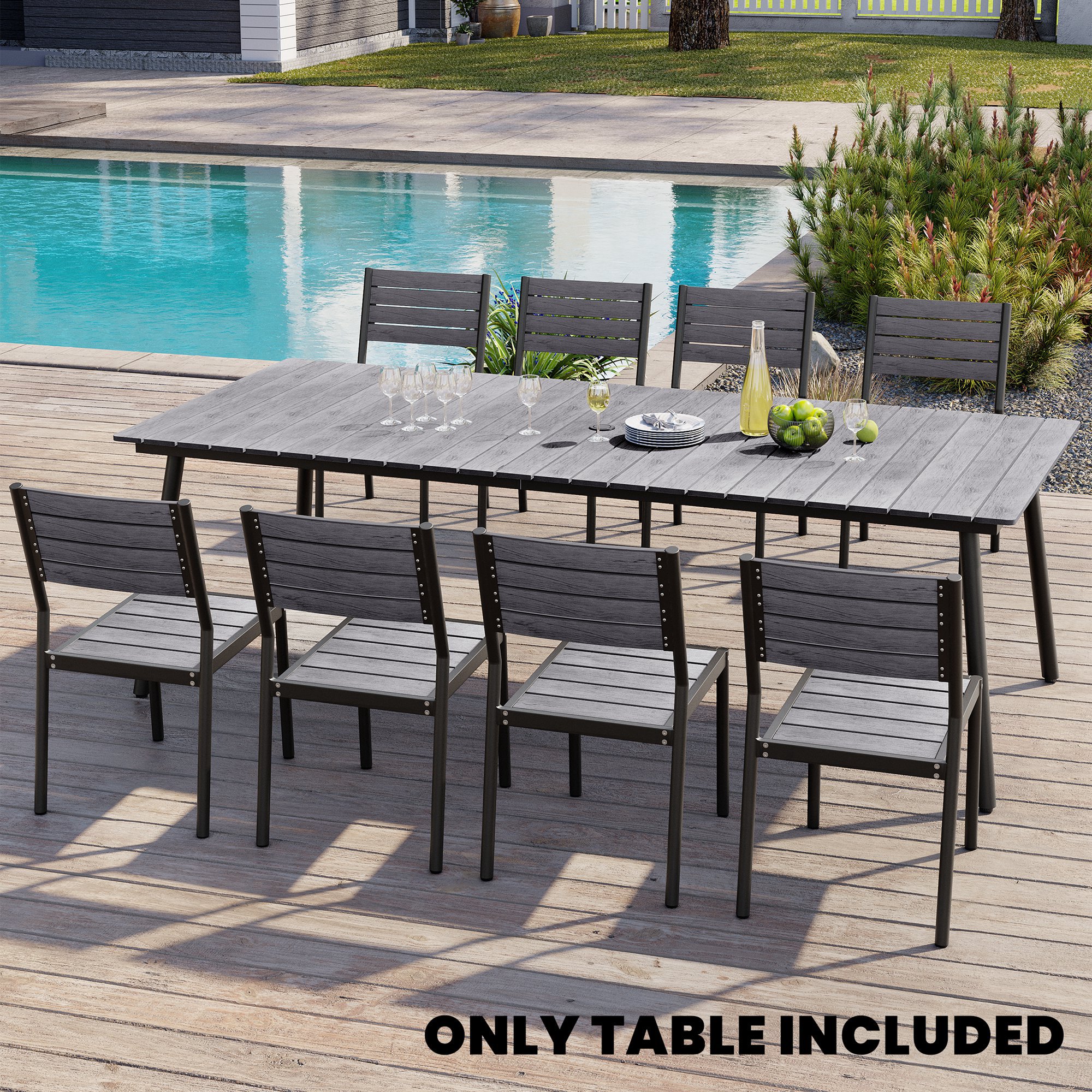 Crestlive Products CL-TB012GRY240 Patio-Tables - View #9