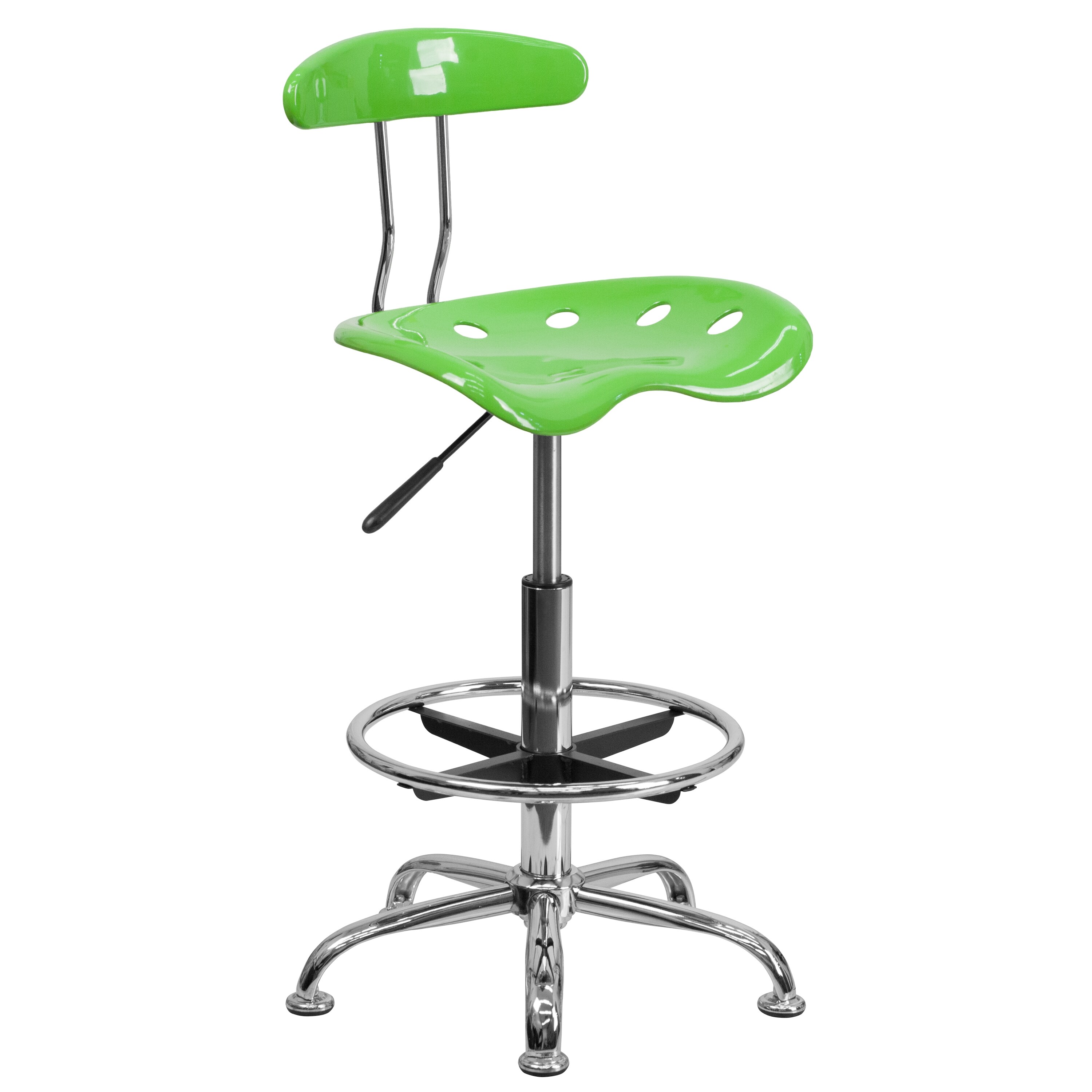 green drafting chair