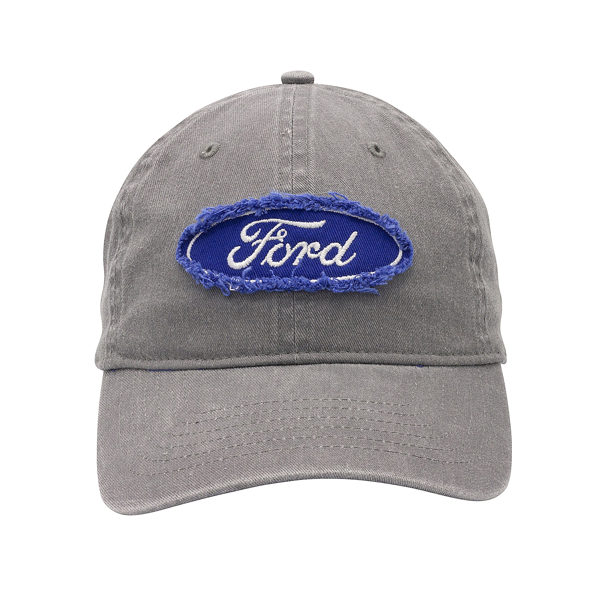 Ford Frayed Patch Black Cotton Cap 