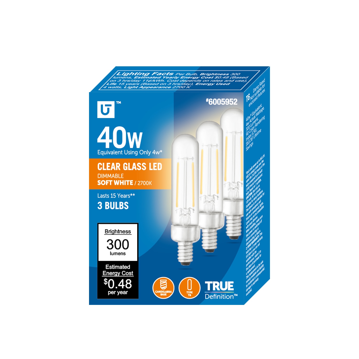Utilitech 16C18-T6C-C-4W-27 Led-Lights - View #3